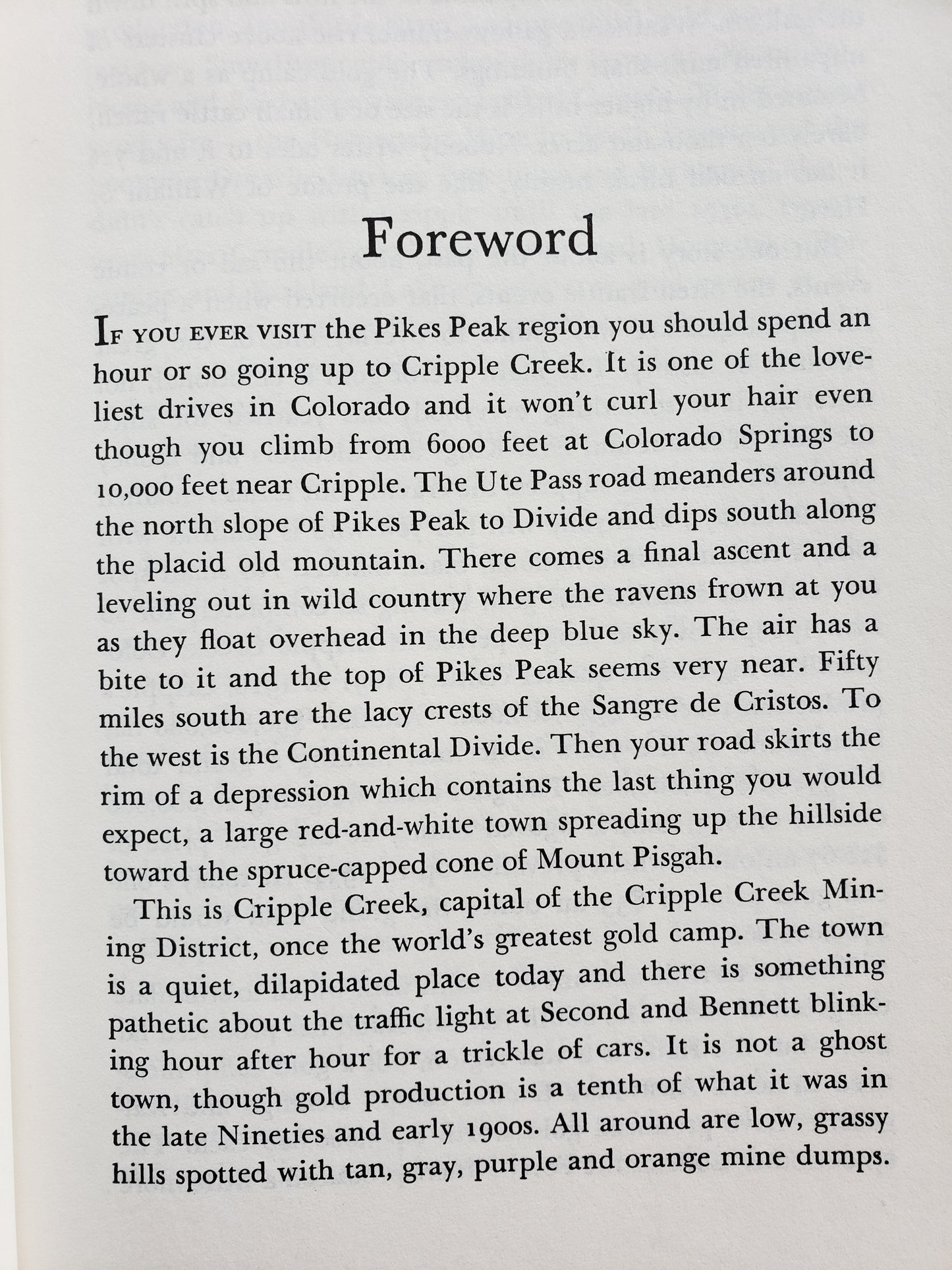 Money Mountain The Story of Cripple Creek Gold by Marshall Sprague