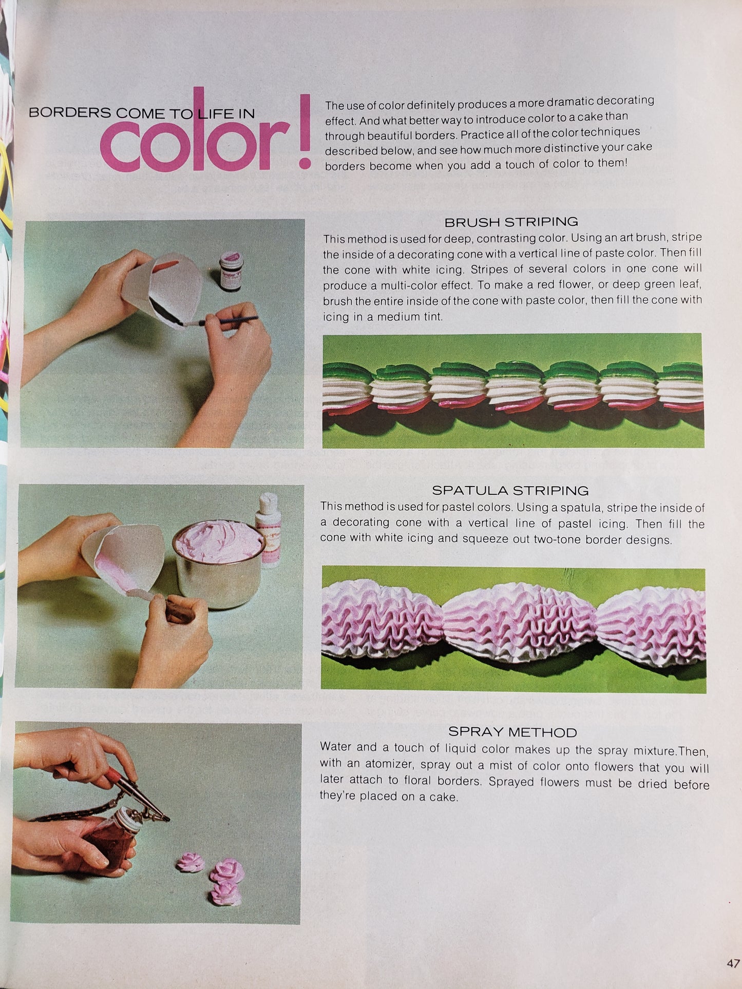 1974 Wilton yearbook of Cake Decorating