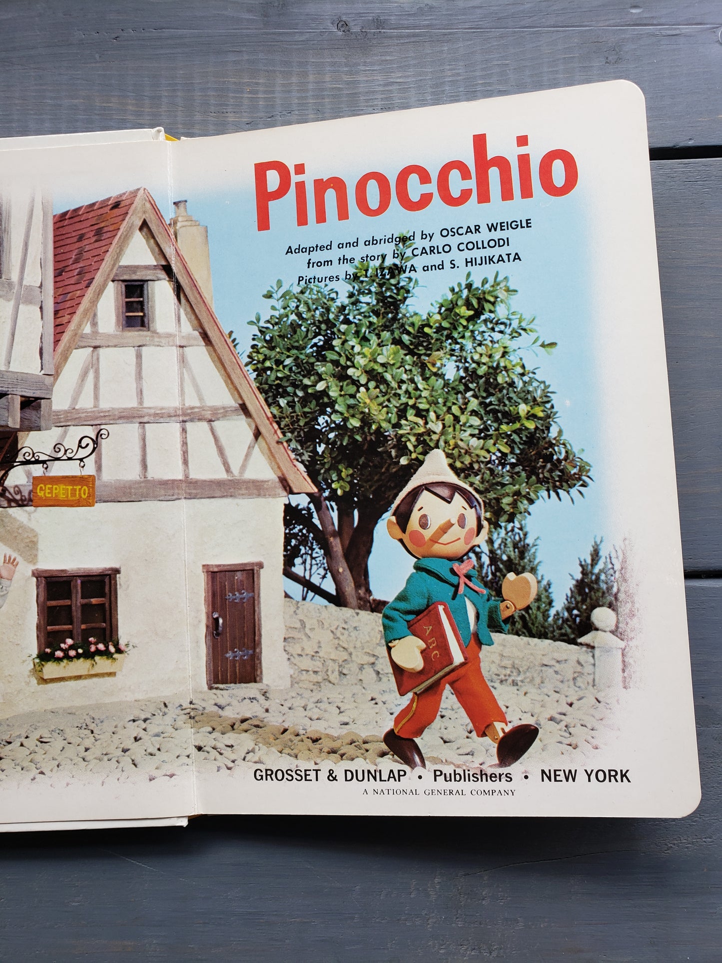 Pinnochio (board book) 1970