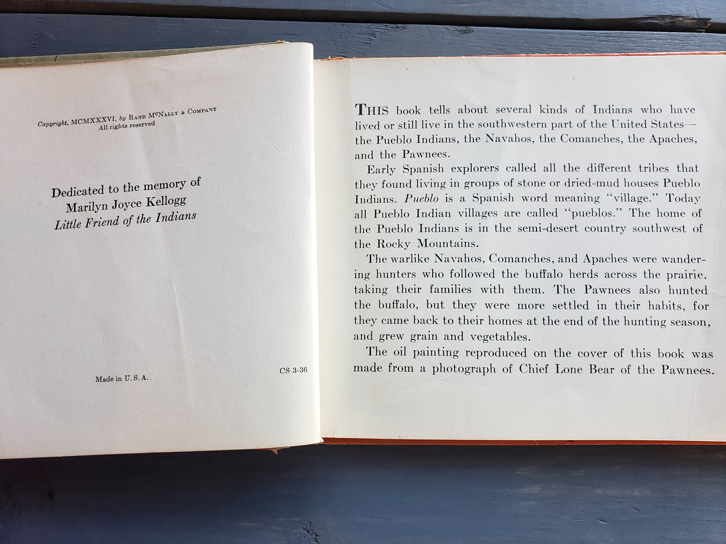 Indians of the Southwest by Harold and Delaine Kellogg