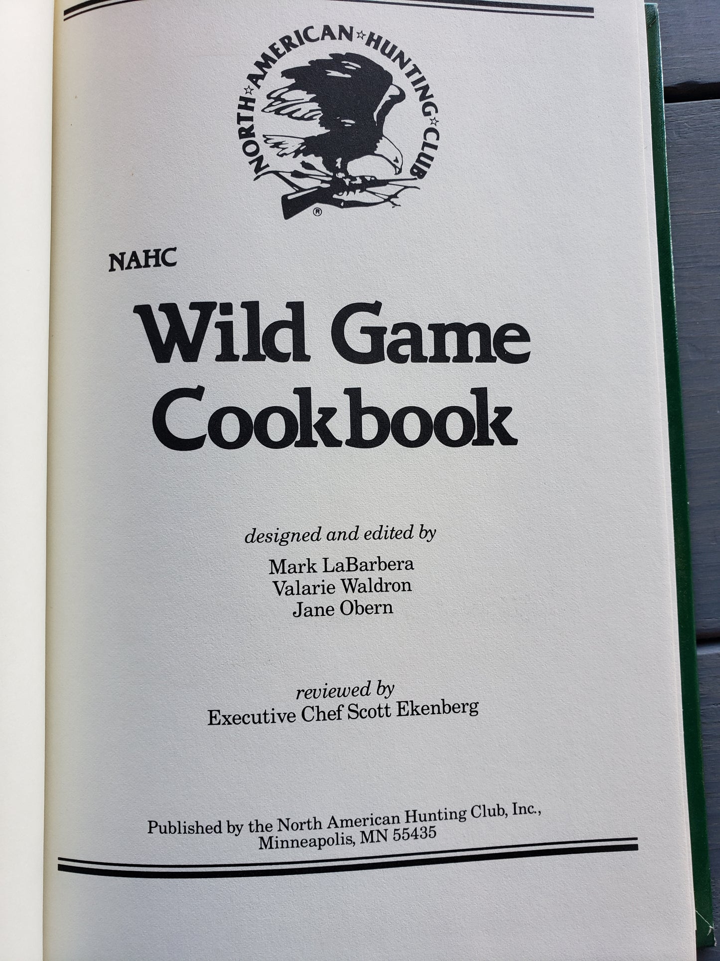 NAHC Wild Game Cookbook