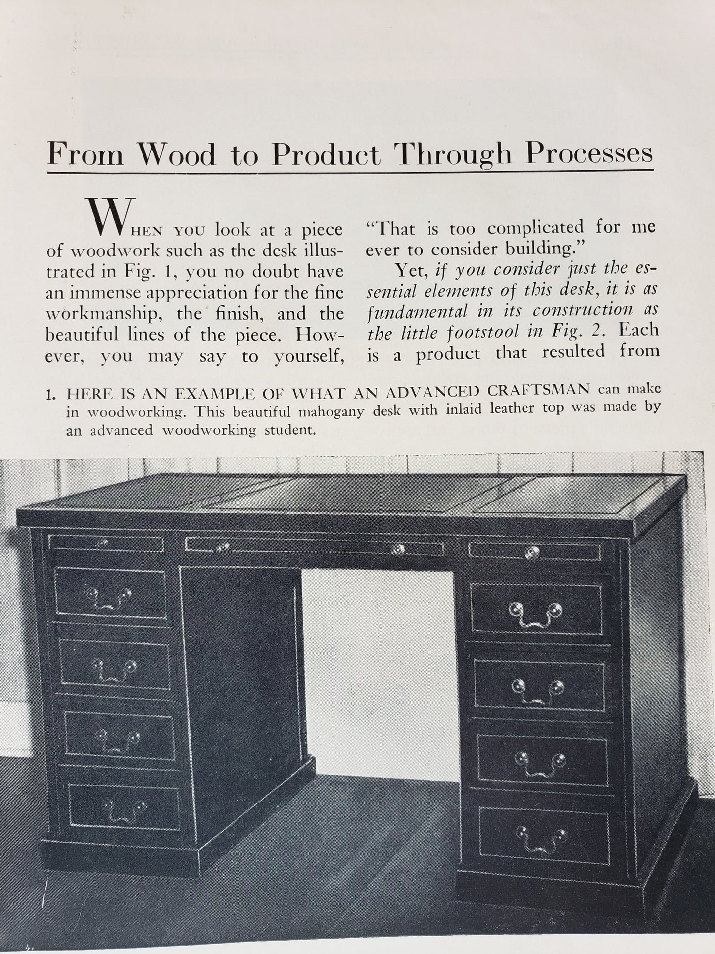 Industrial Arts Woodworking (1955)