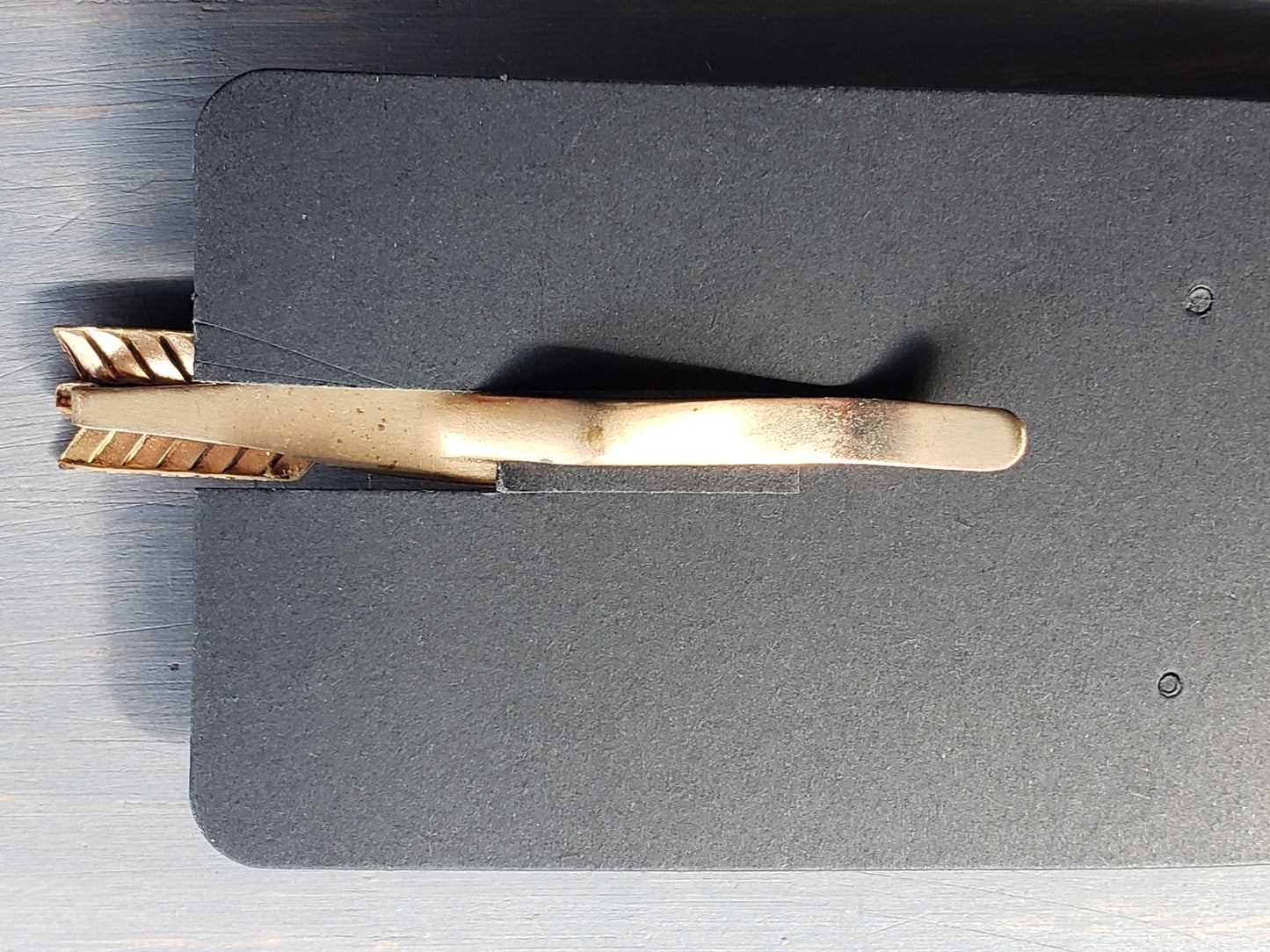 Brass Arrow tie clip