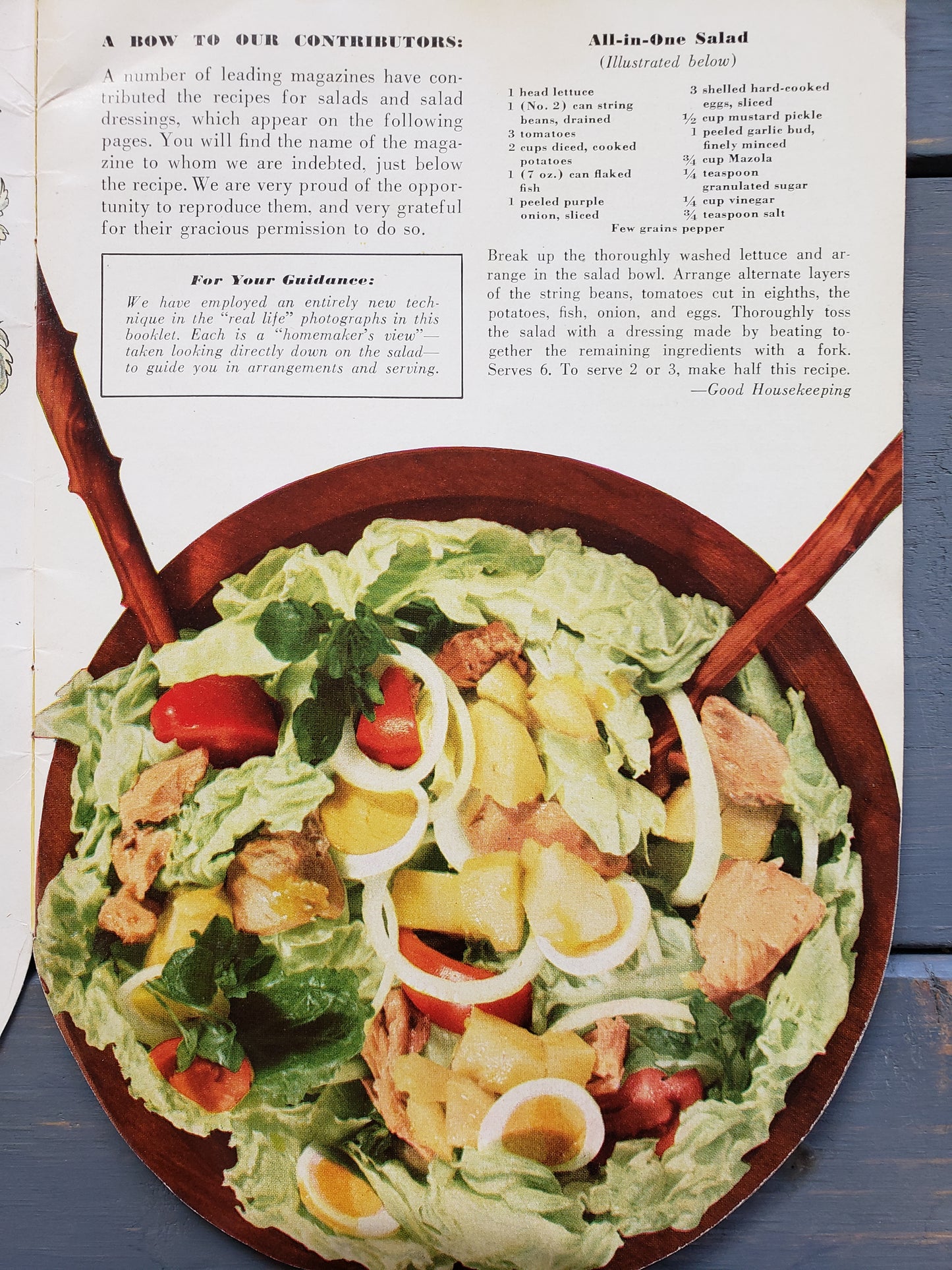 The Mazola Salad Bowl (1939) cookbook
