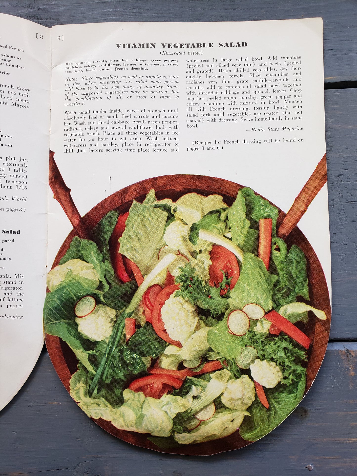 The Mazola Salad Bowl (1939) cookbook