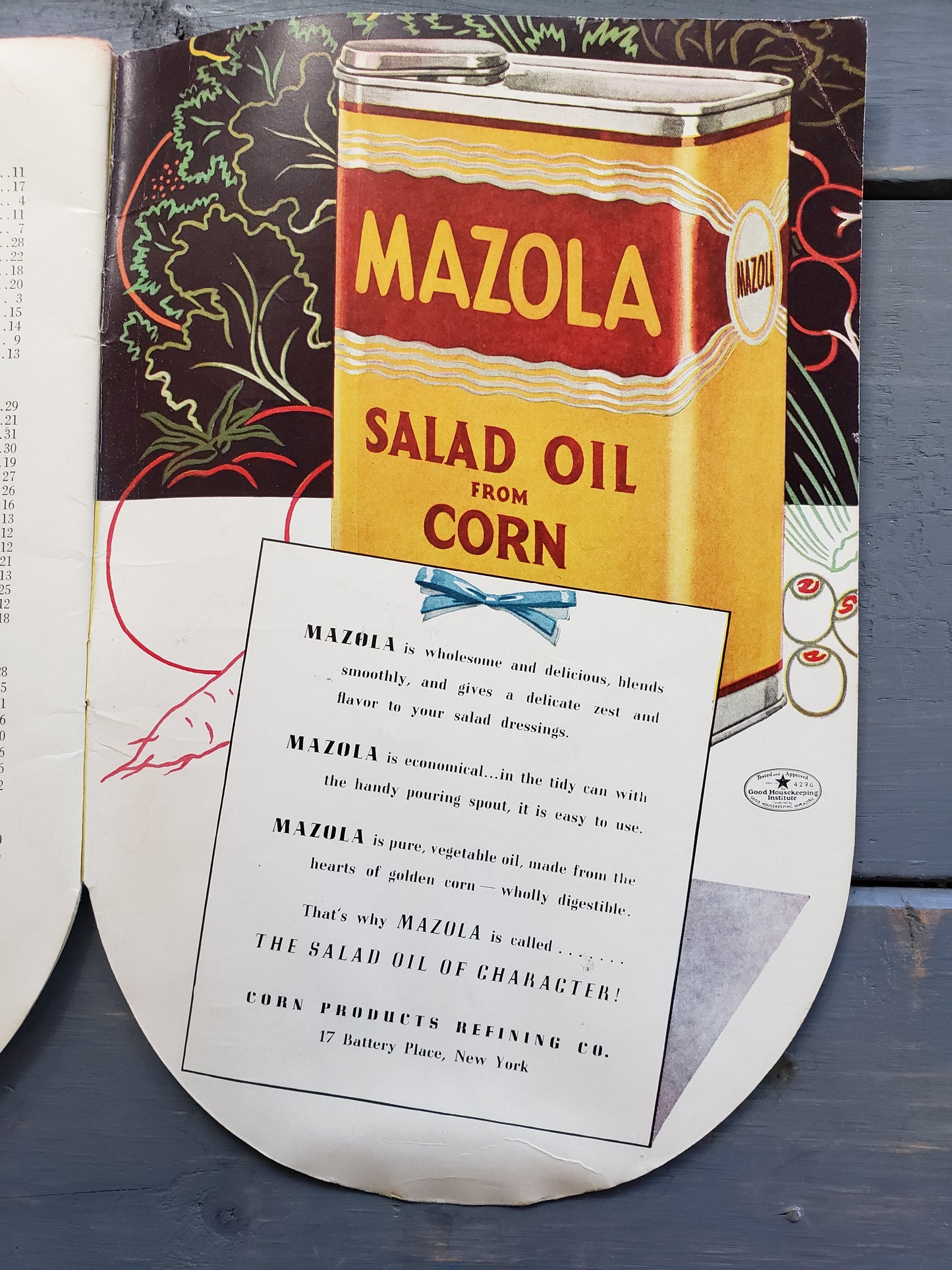 The Mazola Salad Bowl (1939) cookbook