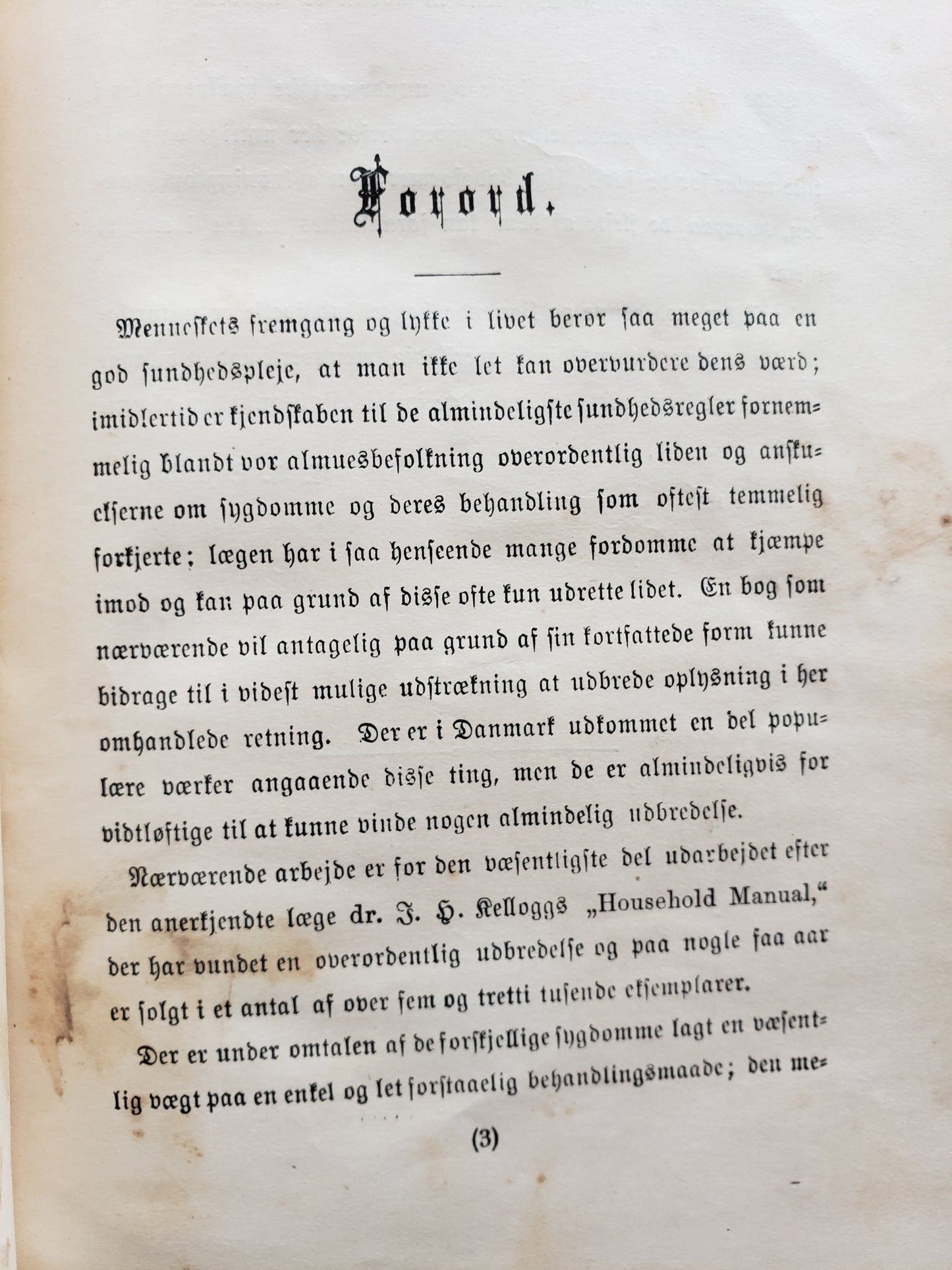 Sundhedshaandbog (1888) Health handbook for Home