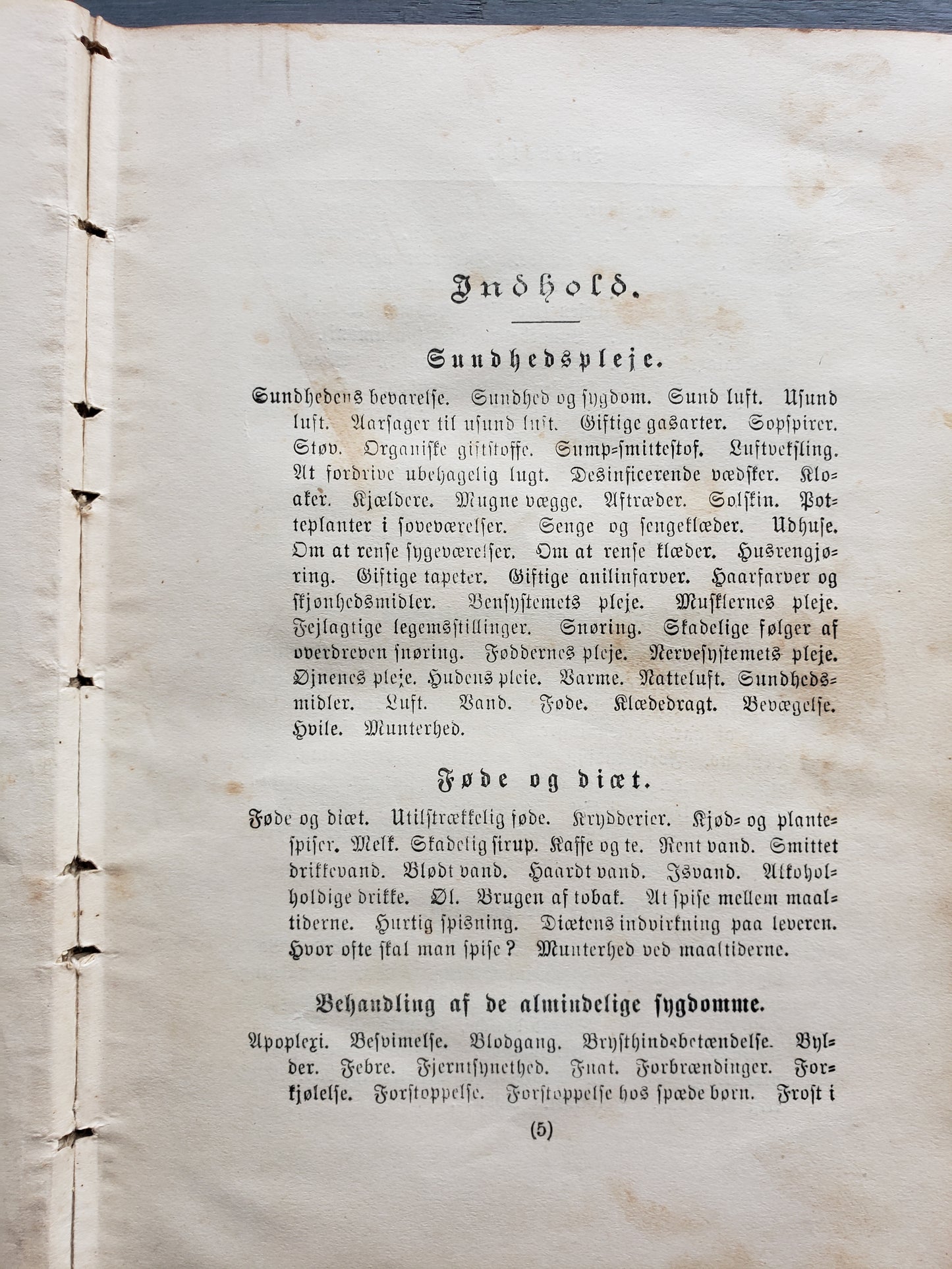 Sundhedshaandbog (1888) Health handbook for Home