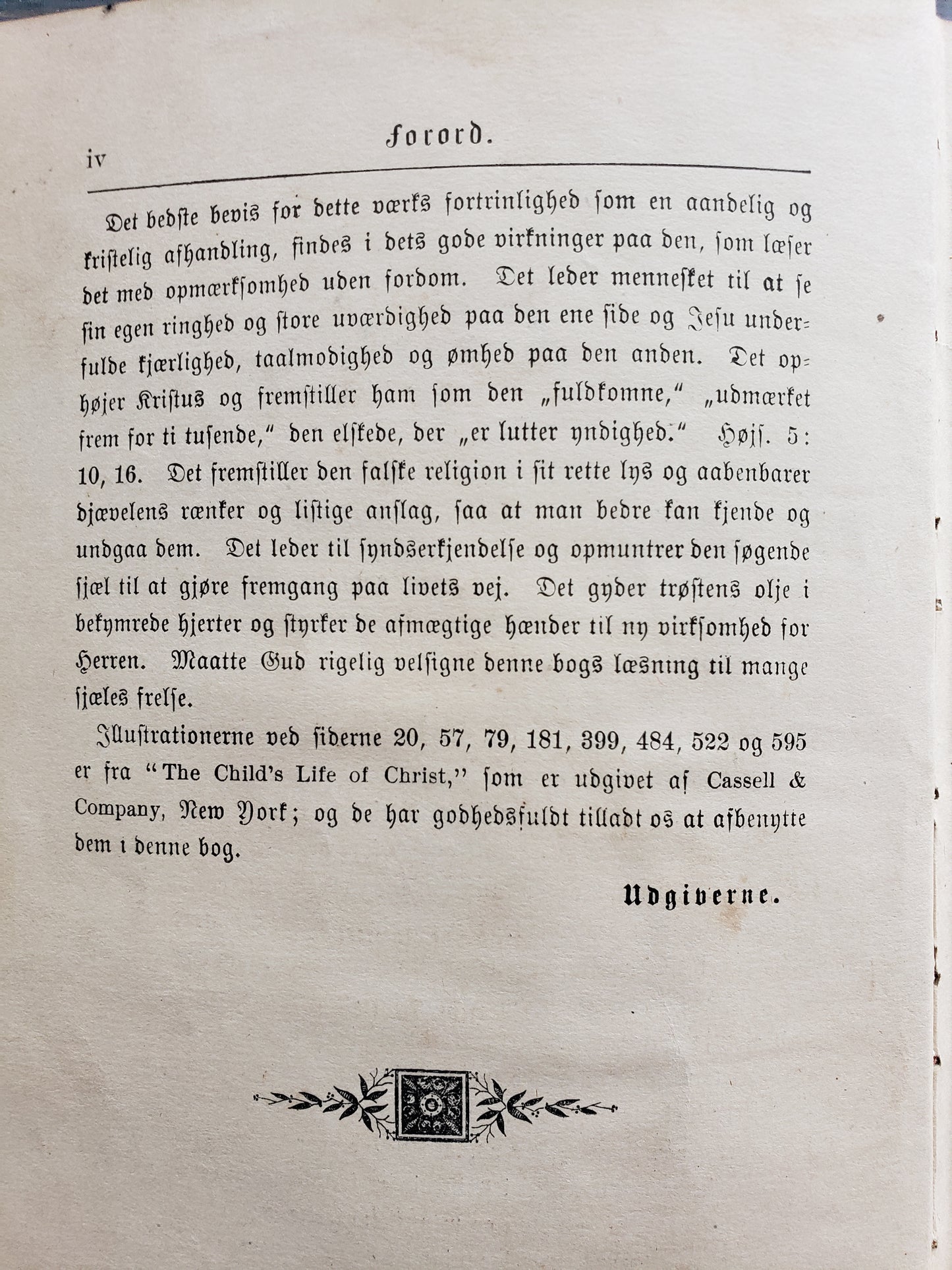 (1888) Life Of Christ - Danish (Kristi Liv) By E. G. White