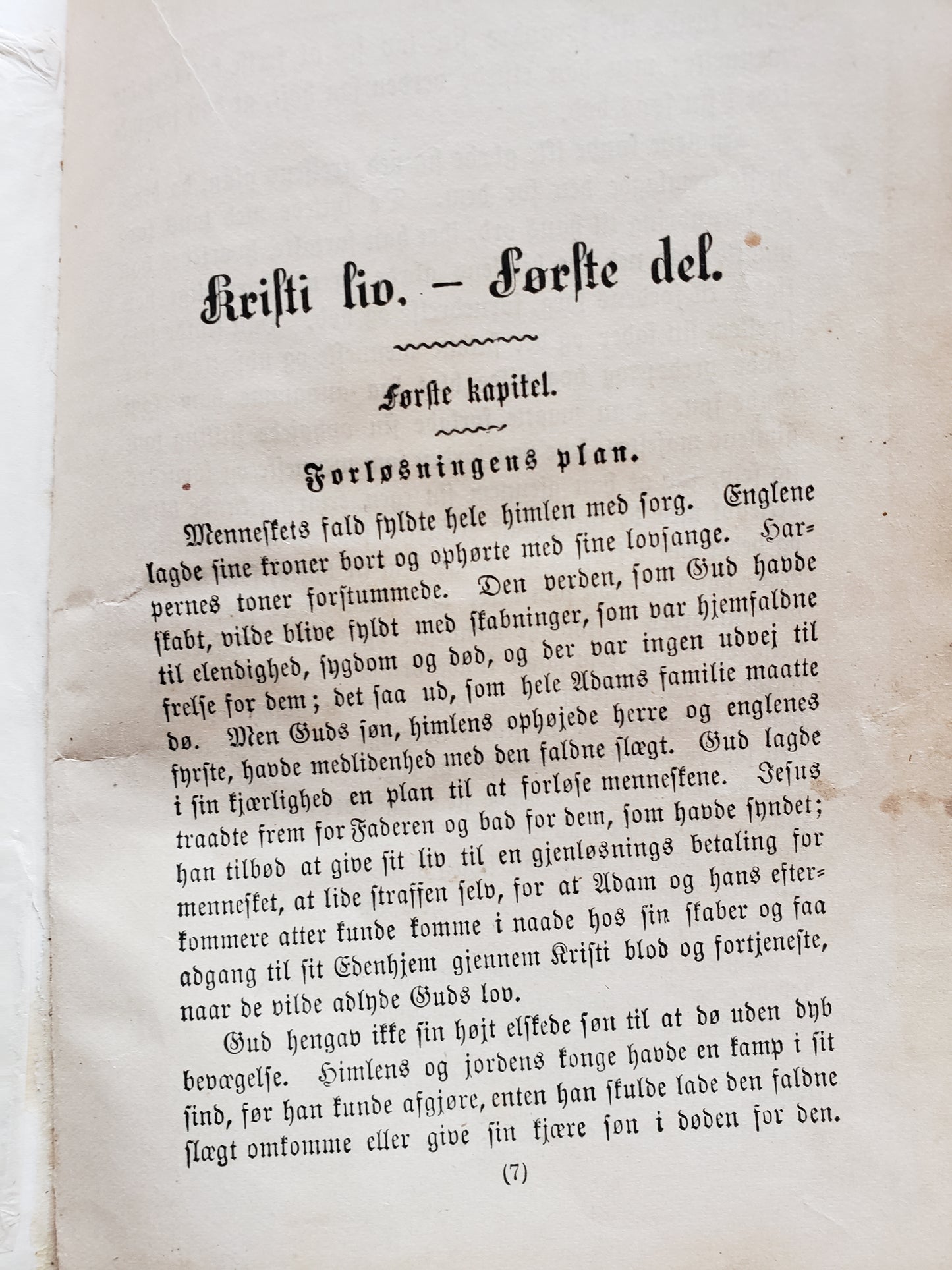 (1888) Life Of Christ - Danish (Kristi Liv) By E. G. White