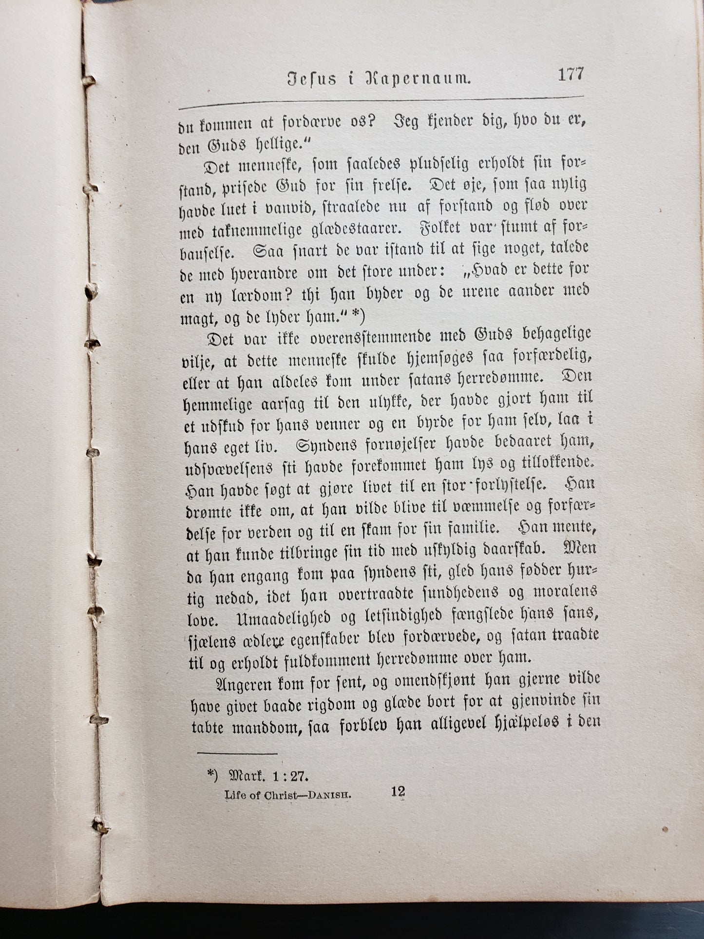 (1888) Life Of Christ - Danish (Kristi Liv) By E. G. White