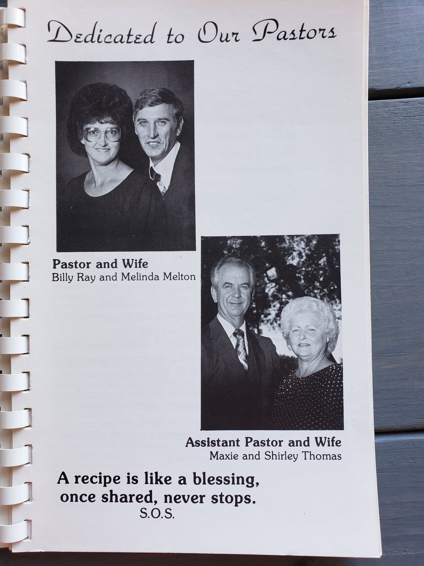 Sharing the Spirit of Love Through Our Recipes cook book