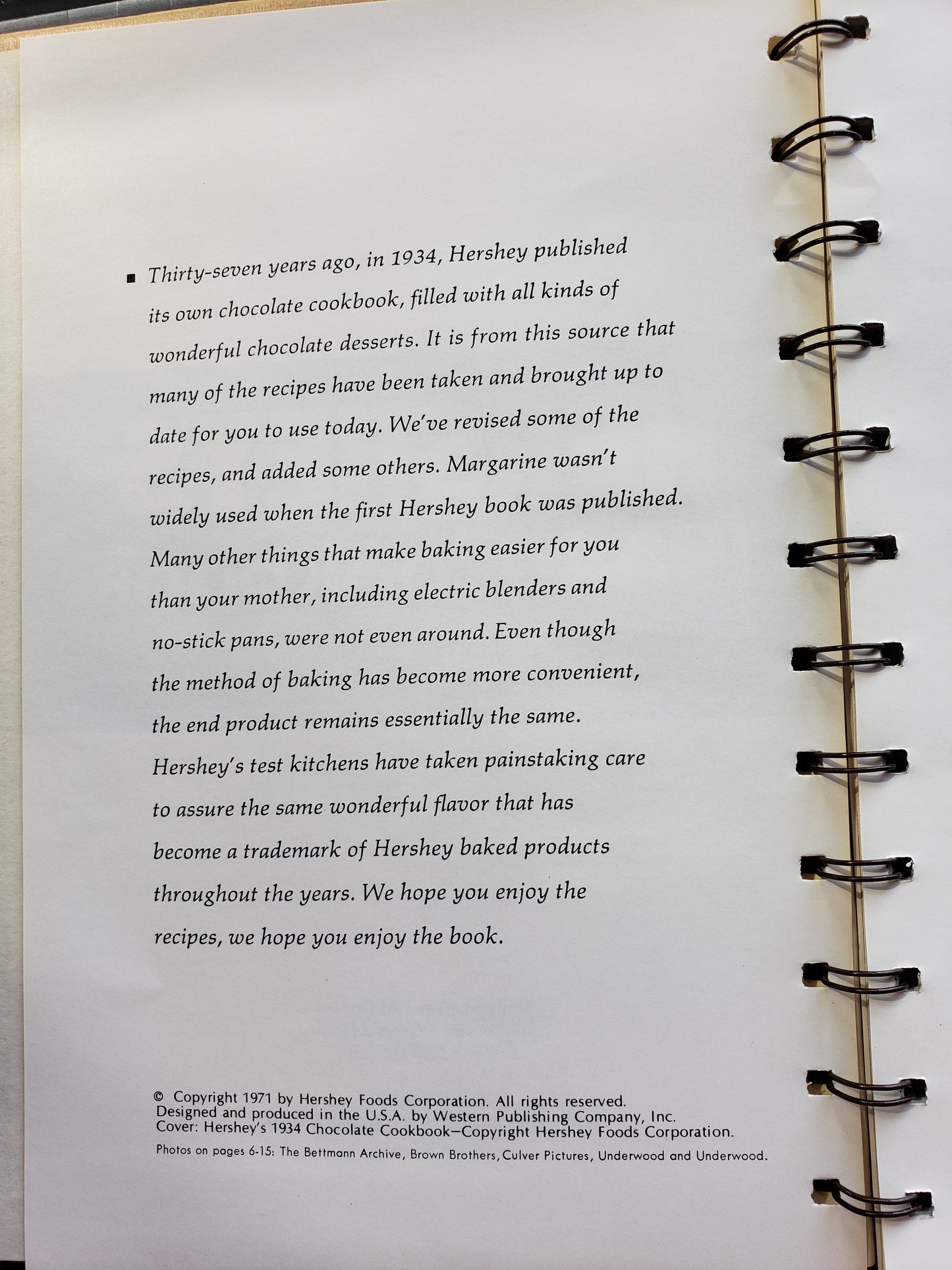 Hersheys 1934 Cookbook (revised 1971)
