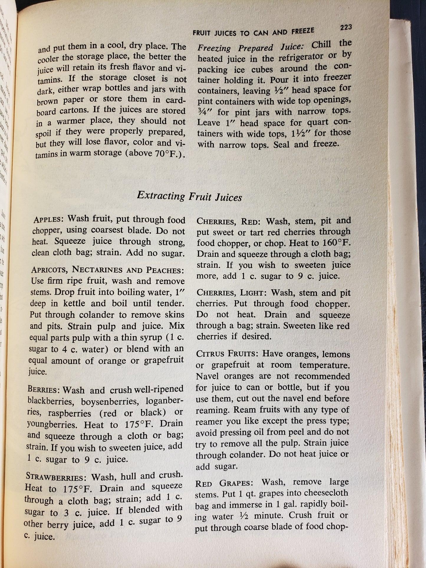 Freezing and Canning Cookbook