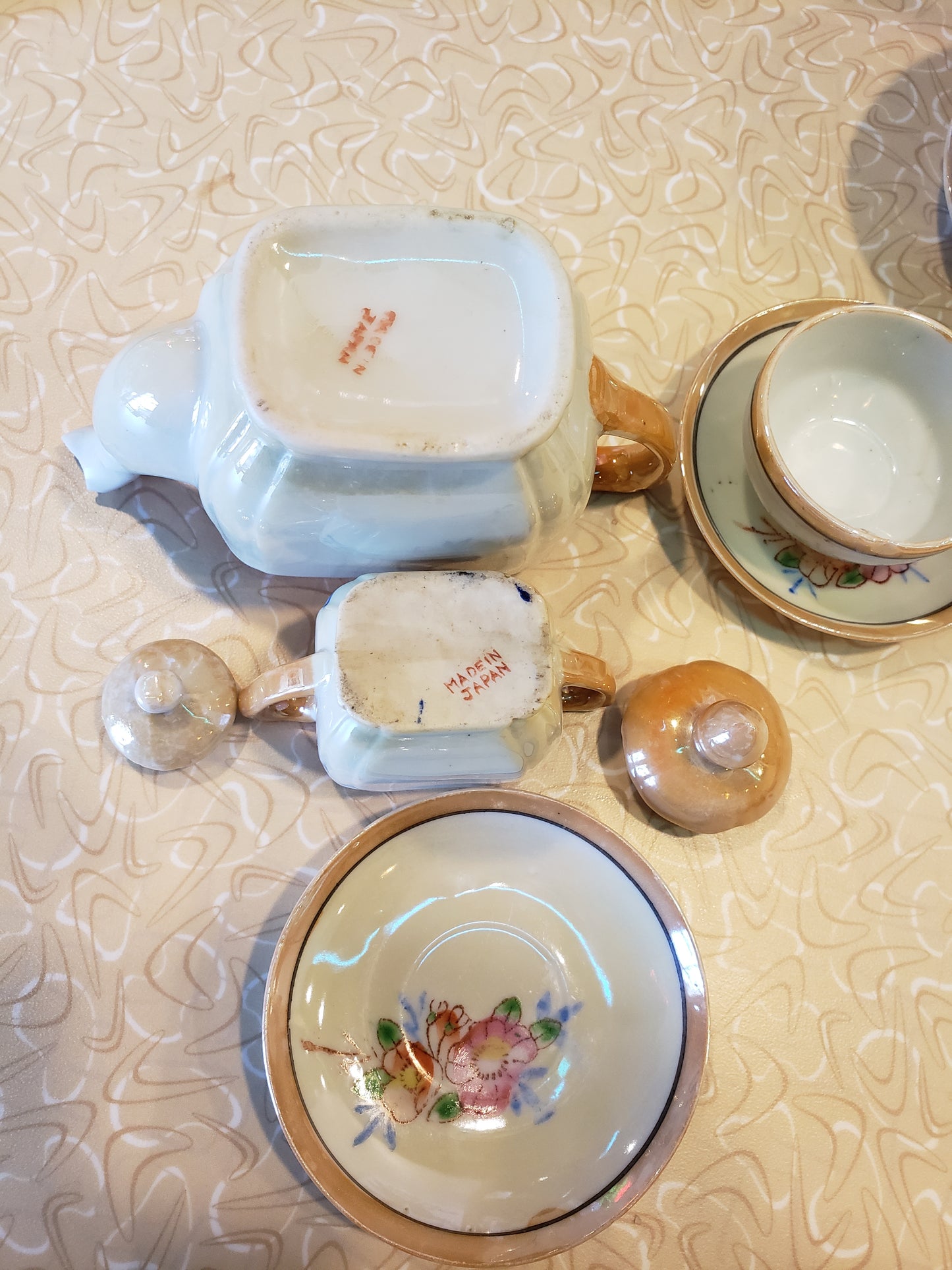 Lusterware 15 pc mini tea set