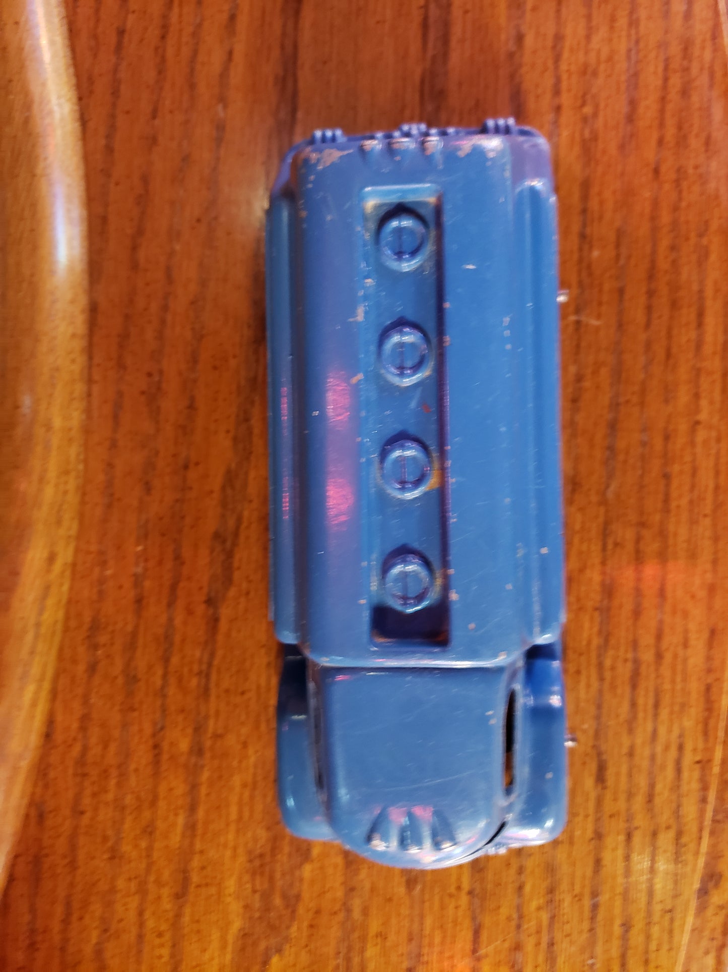 SLIK-TOYS blue metal gasoline truck