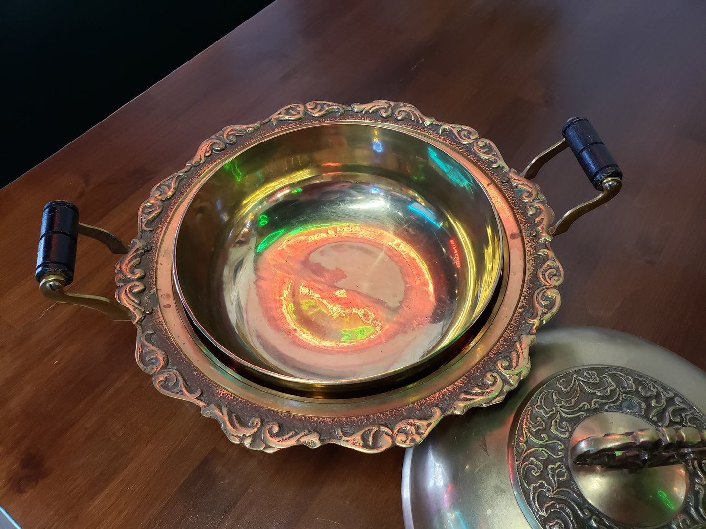 Decorative Brass Chafing Dish