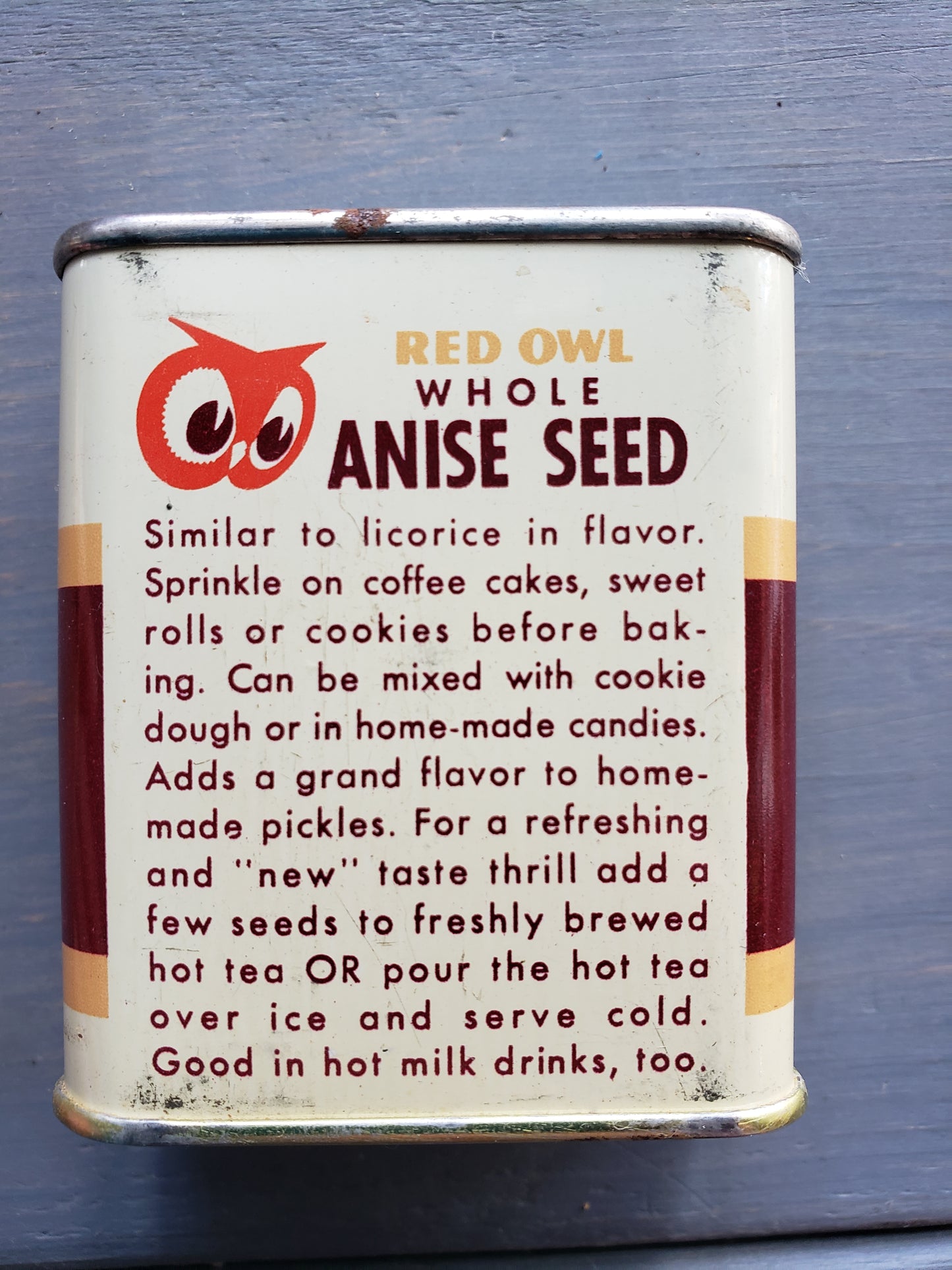 Red Owl Anise Seed 1.25 oz tin