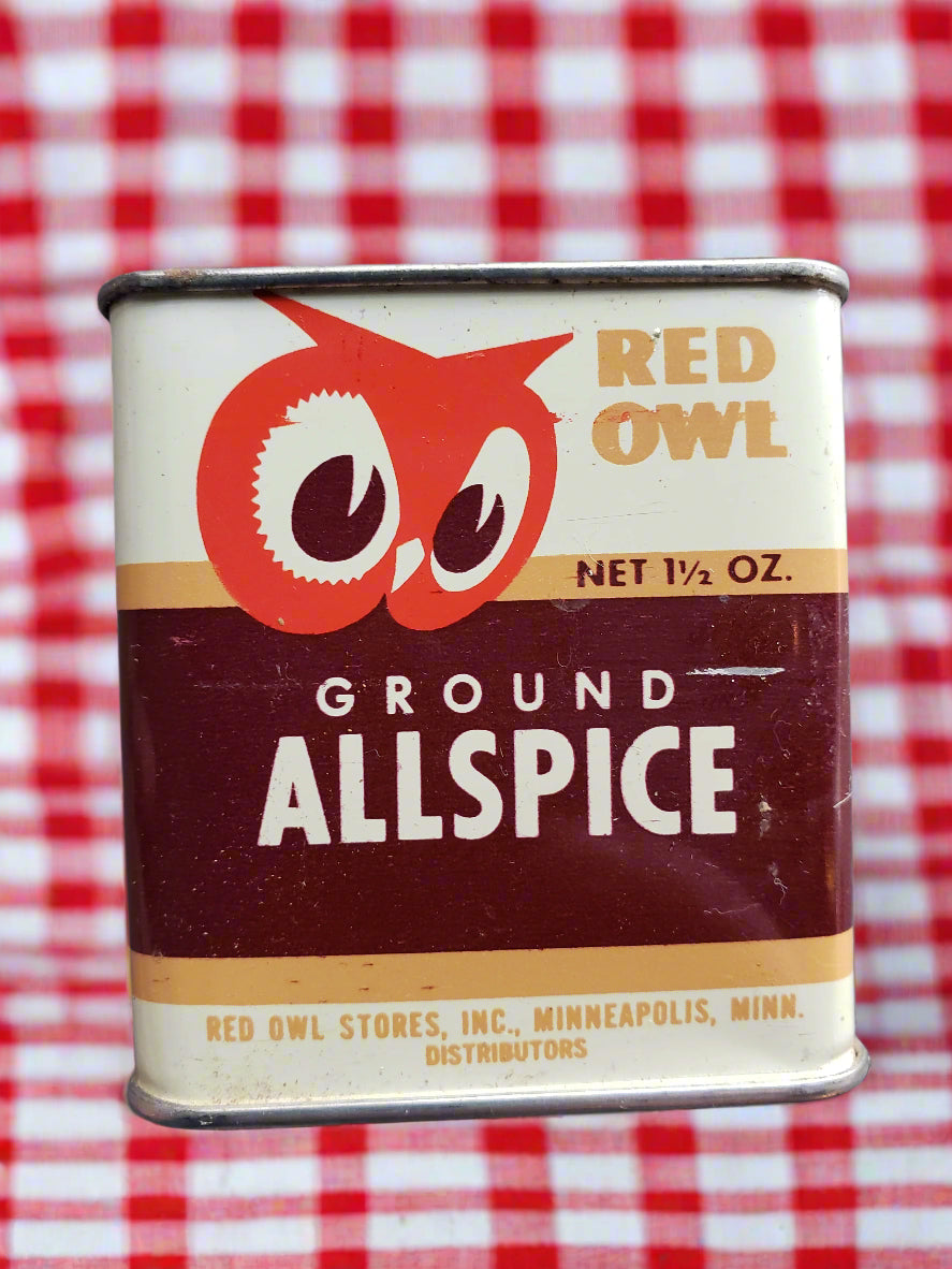 Red Owl Ground Allspice tin (1948)