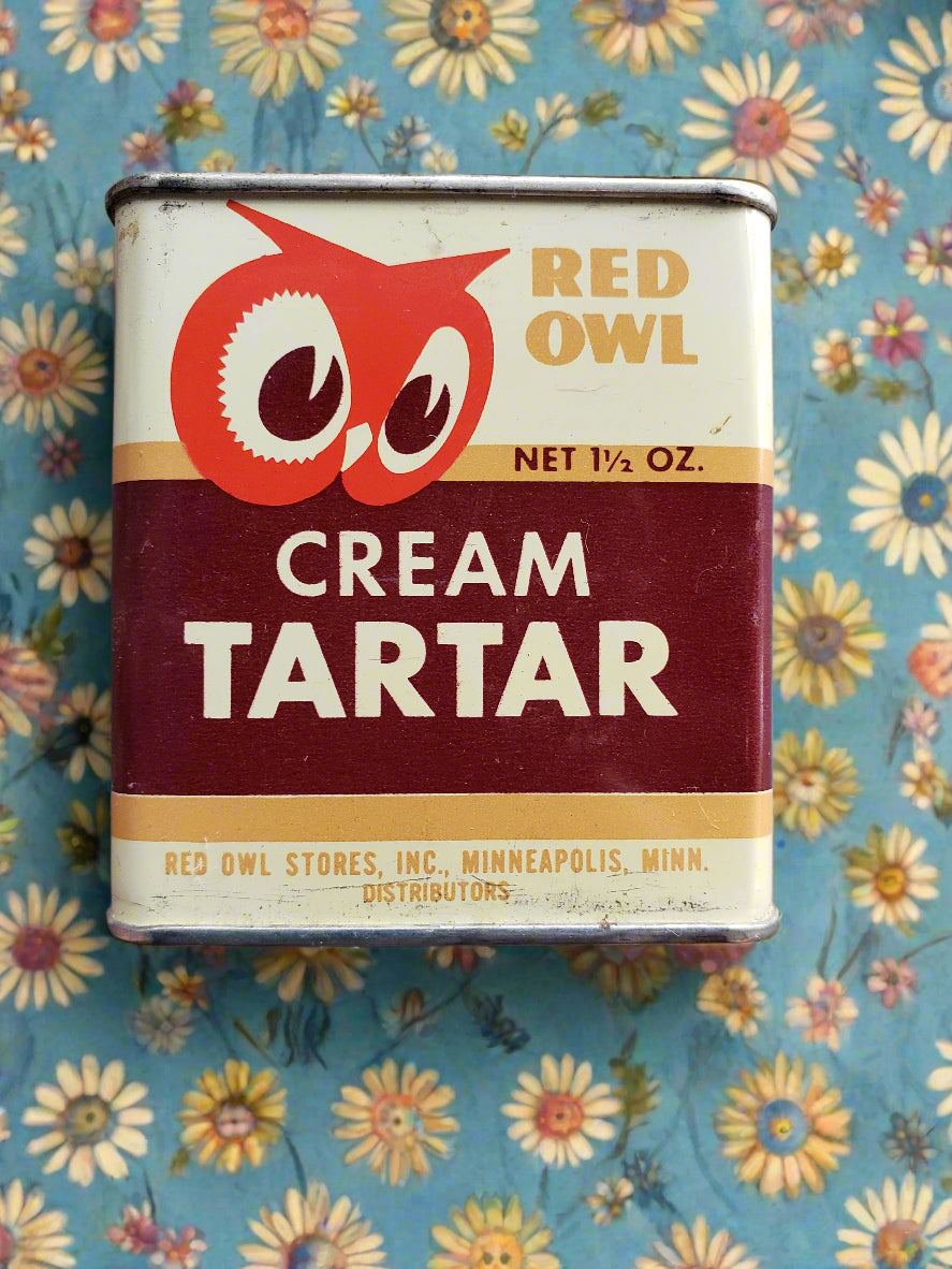 Red Owl Cream Tartar tin