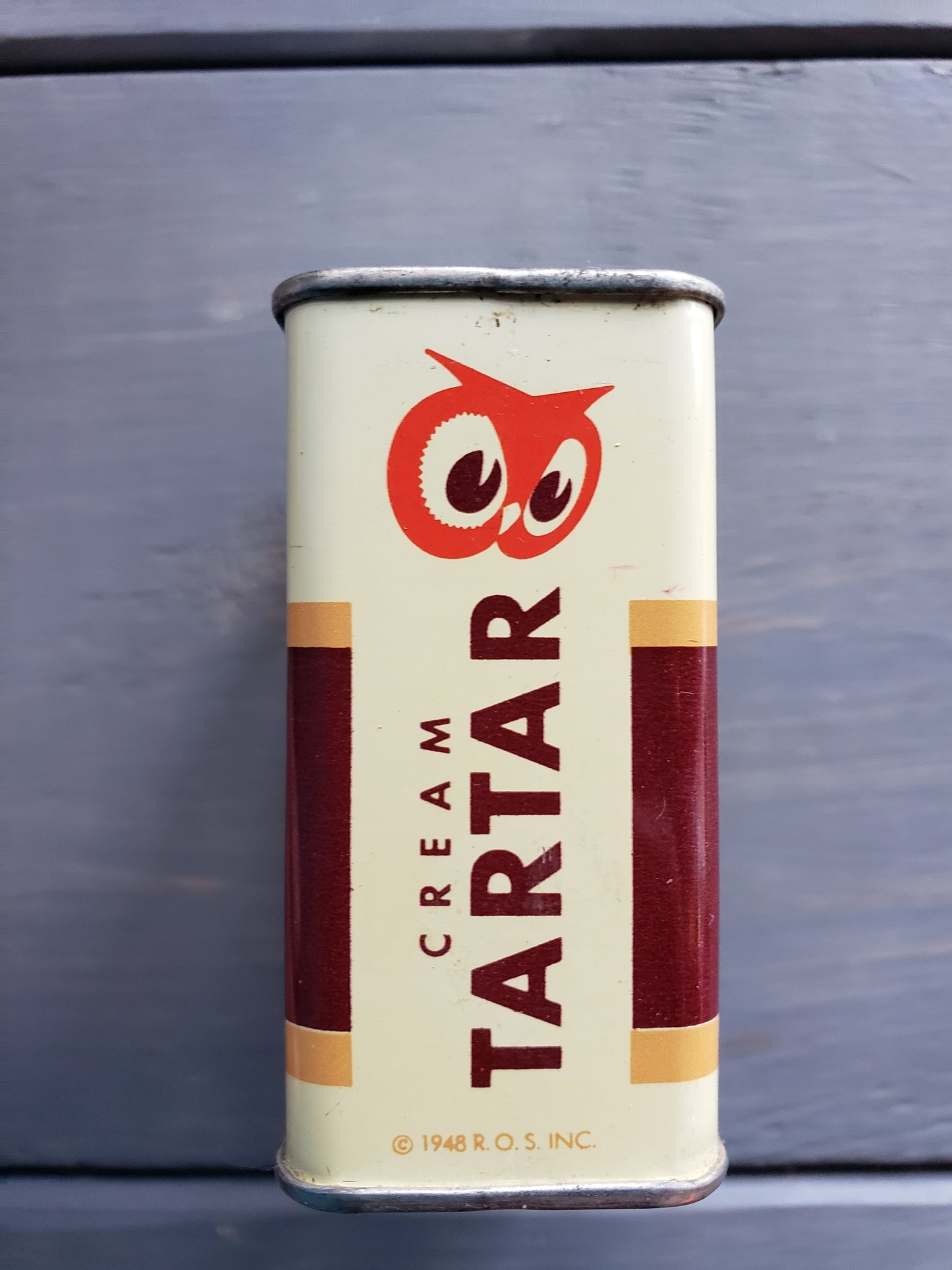 Red Owl Cream Tartar tin