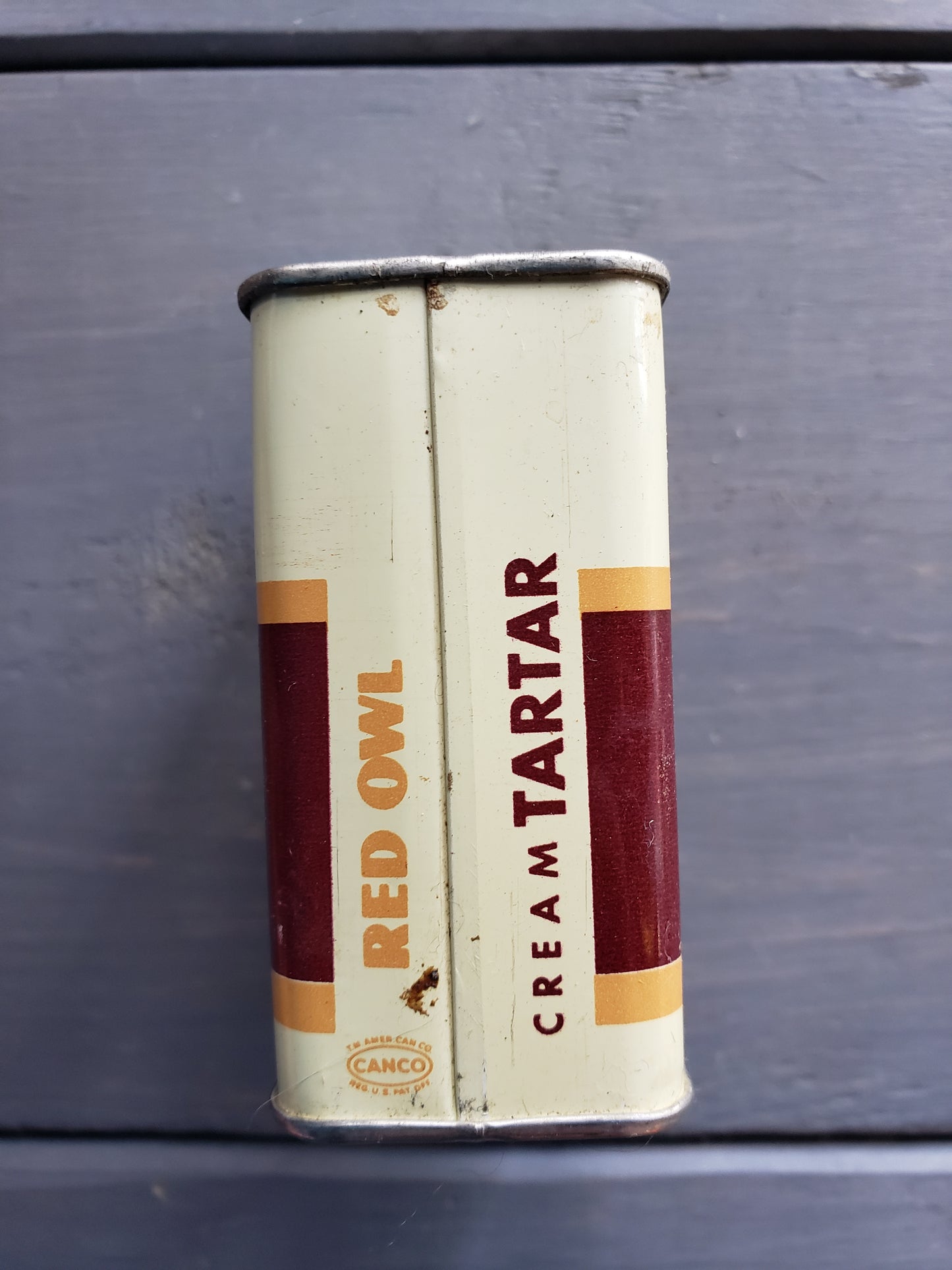 Red Owl Cream Tartar tin