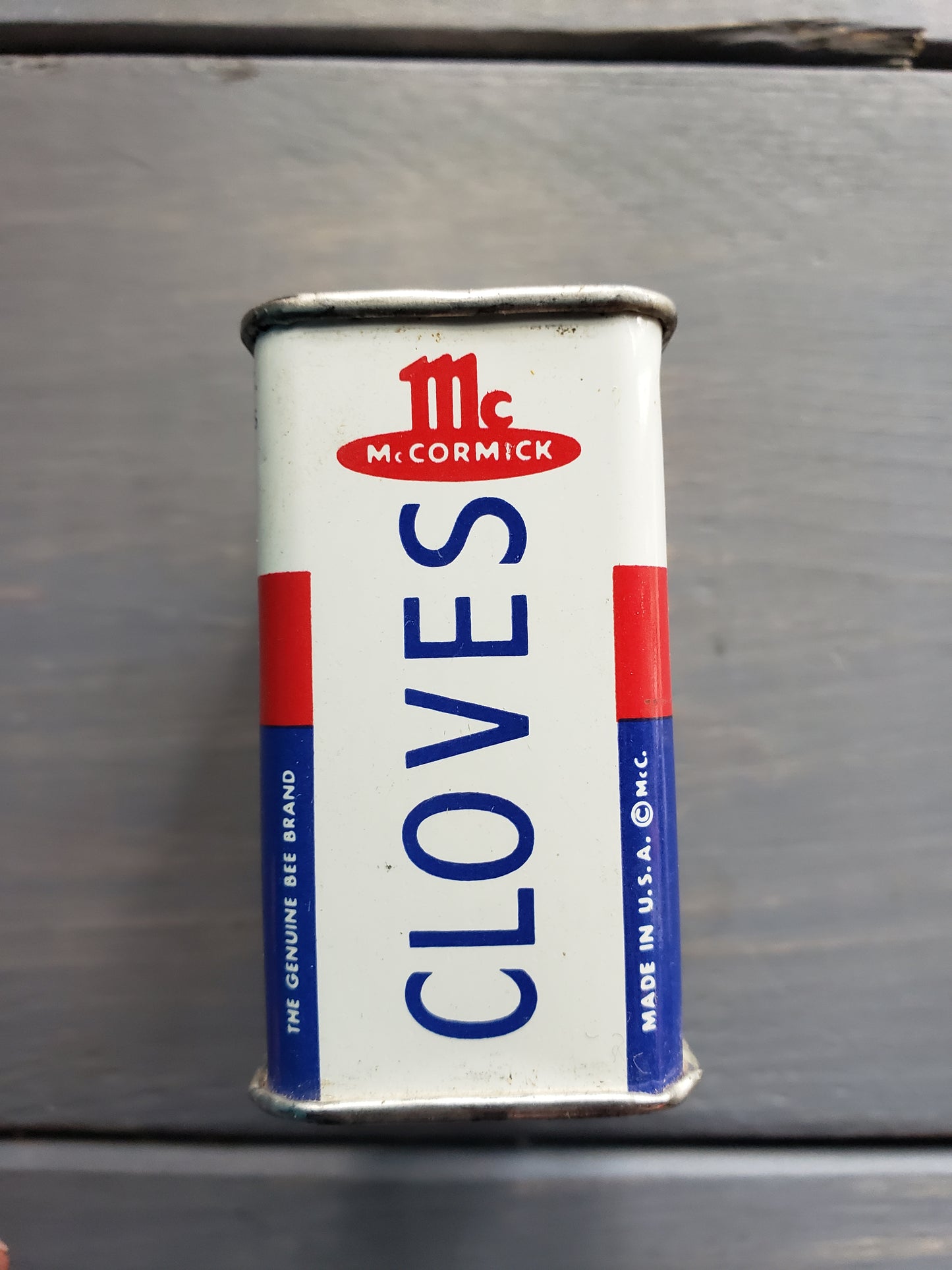McCormick Ground Cloves tin (1950s)