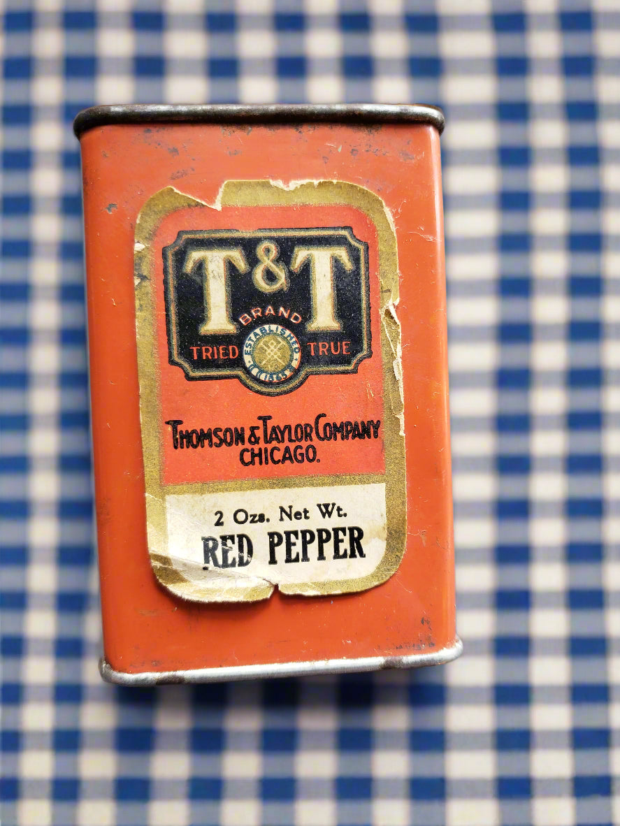 T & T Red Pepper tin