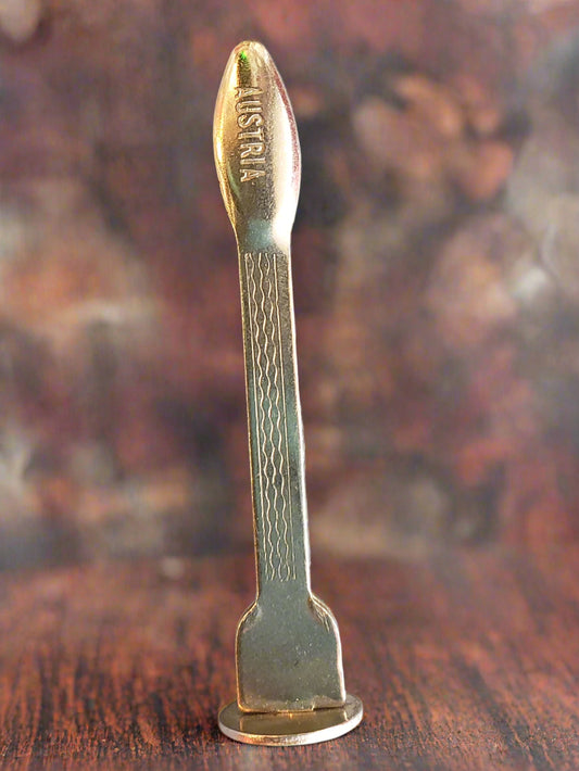 Austria vintage metal tobacco tamper
