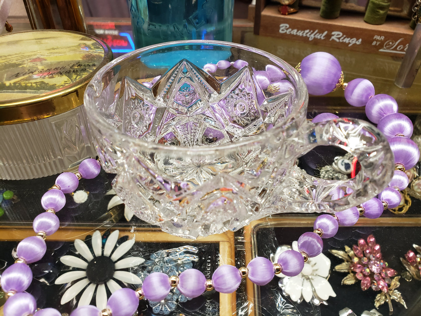 Single Pressed Glass Punch Cup