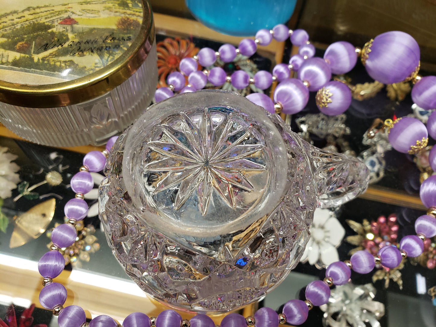 Single Pressed Glass Punch Cup