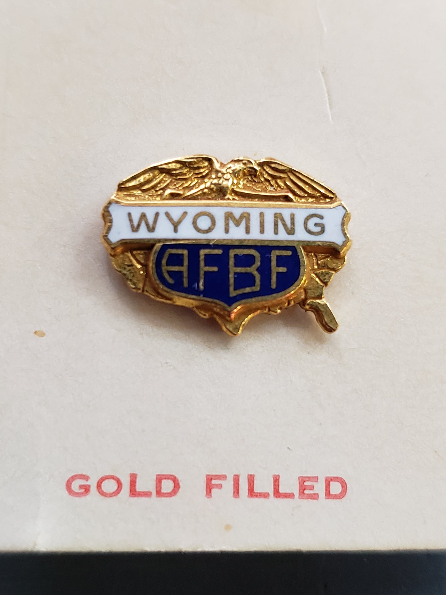 Wyoming American Farm Bureau lapel pin