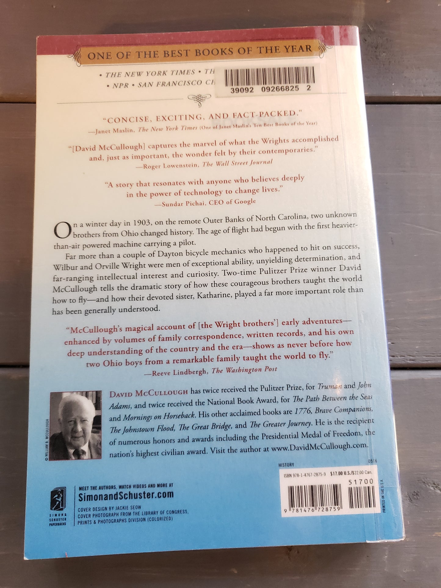 The Wright Brothers, by David McCullough