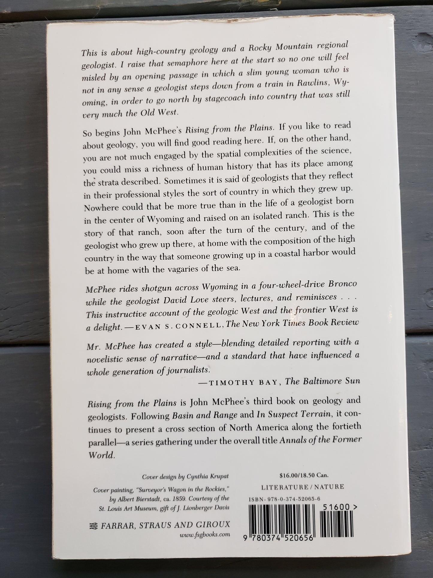 John McPhee, Rising from the Plains