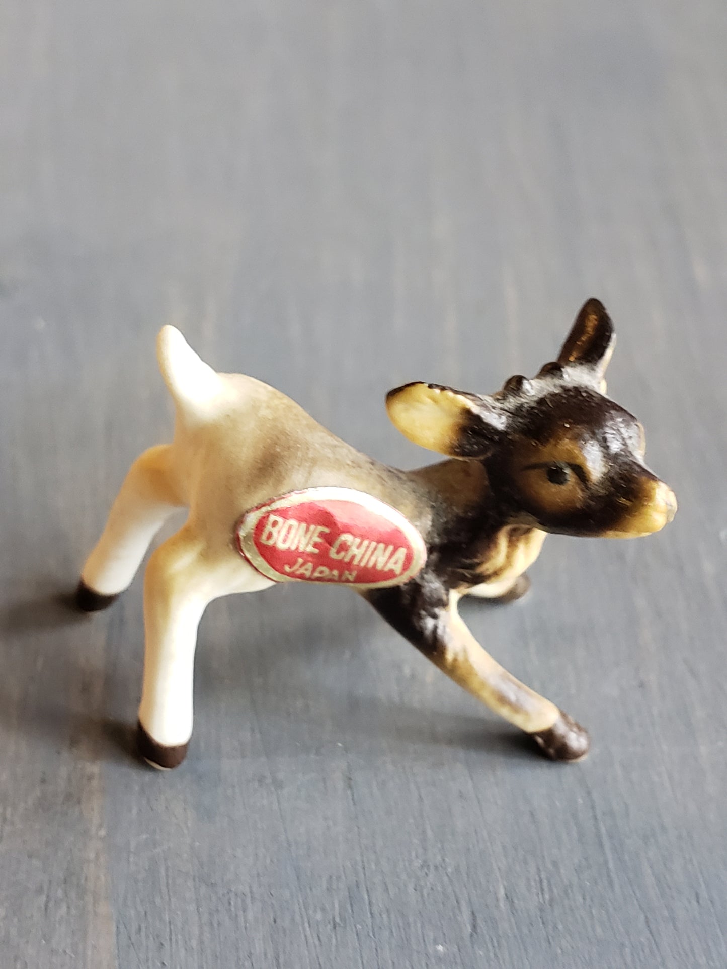 Tiny bone china deer