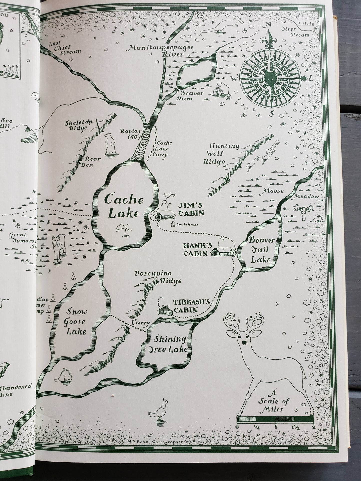 Cache Lake Country Life in the North Woods by John J. Rowlands (1959)