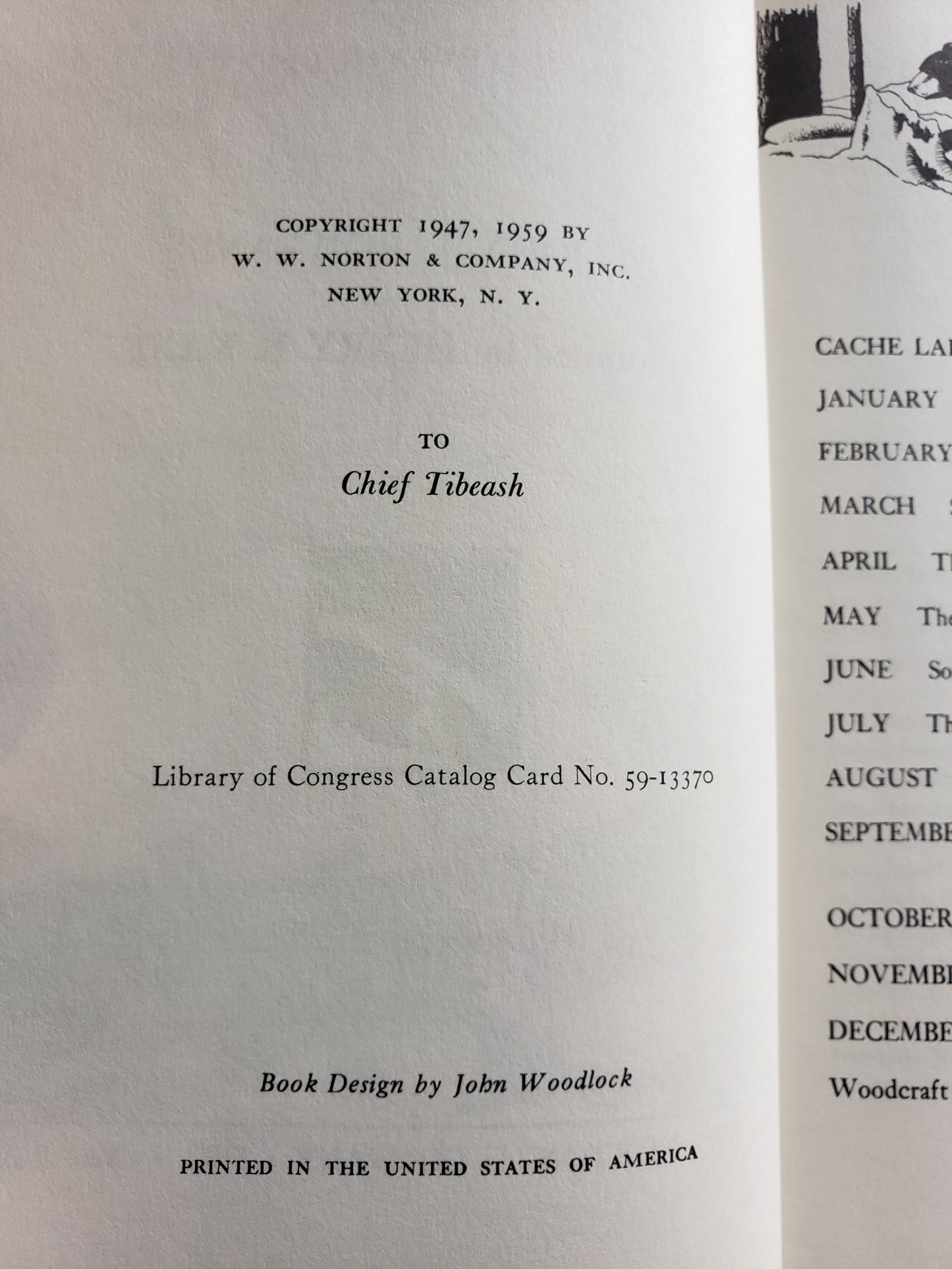 Cache Lake Country Life in the North Woods by John J. Rowlands (1959)