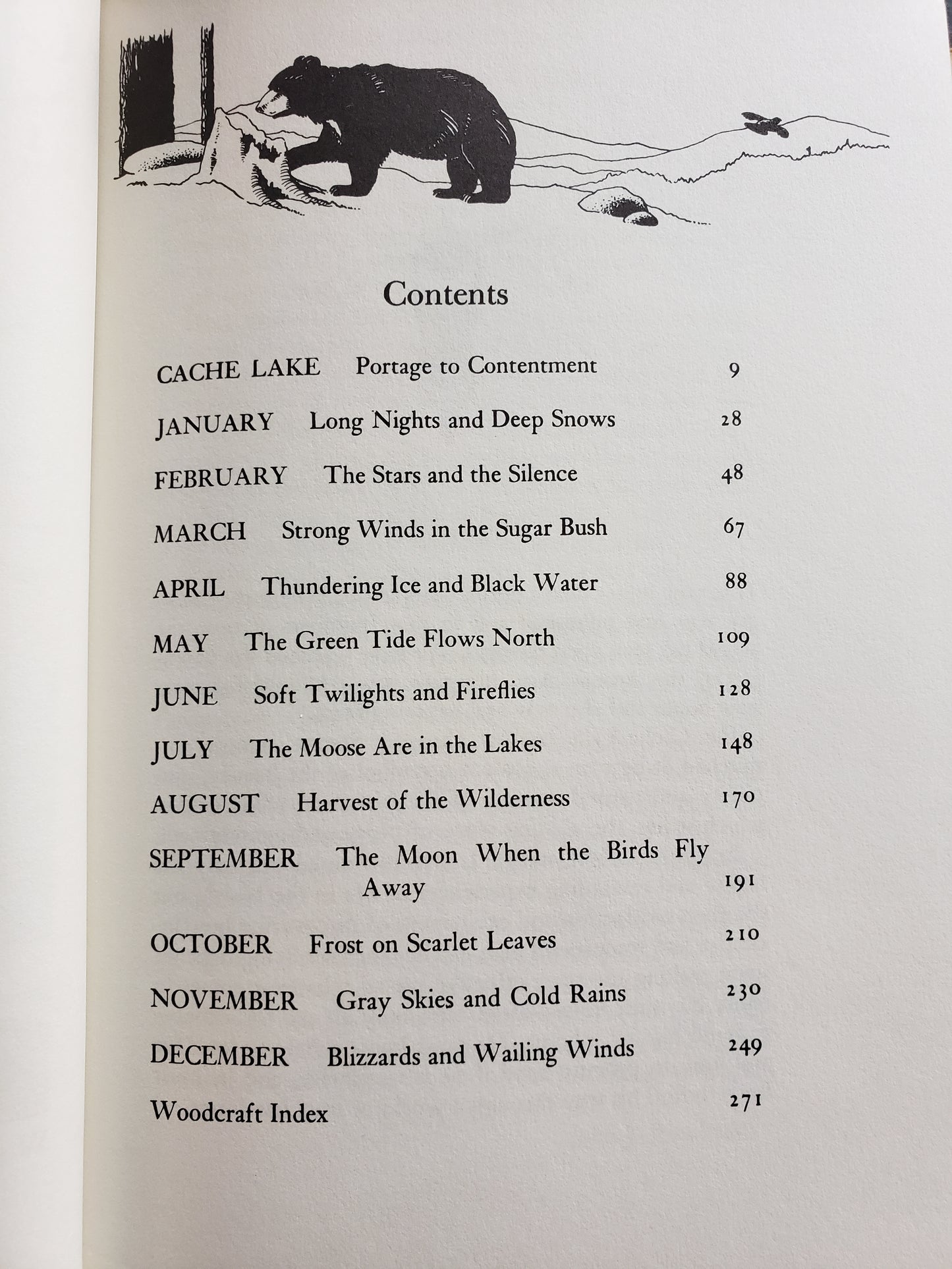 Cache Lake Country Life in the North Woods by John J. Rowlands (1959)