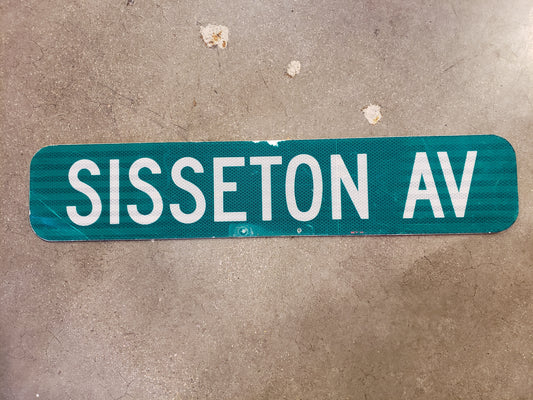 SISSETON AV street sign