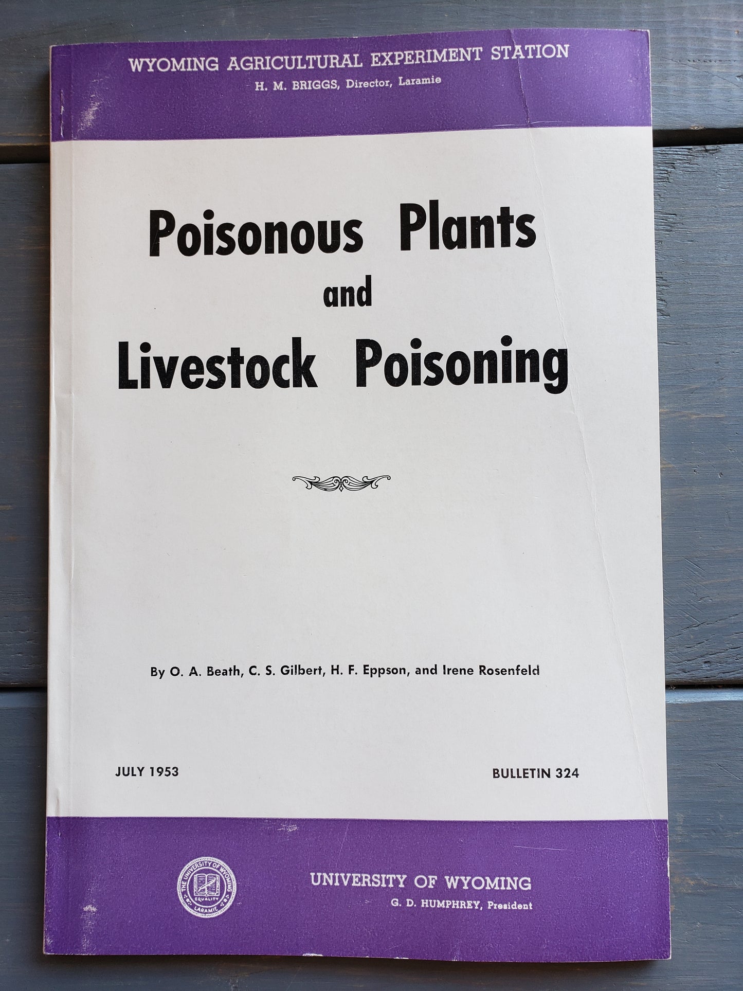 Poisonous Plants and Livestock Poisoning (1953)