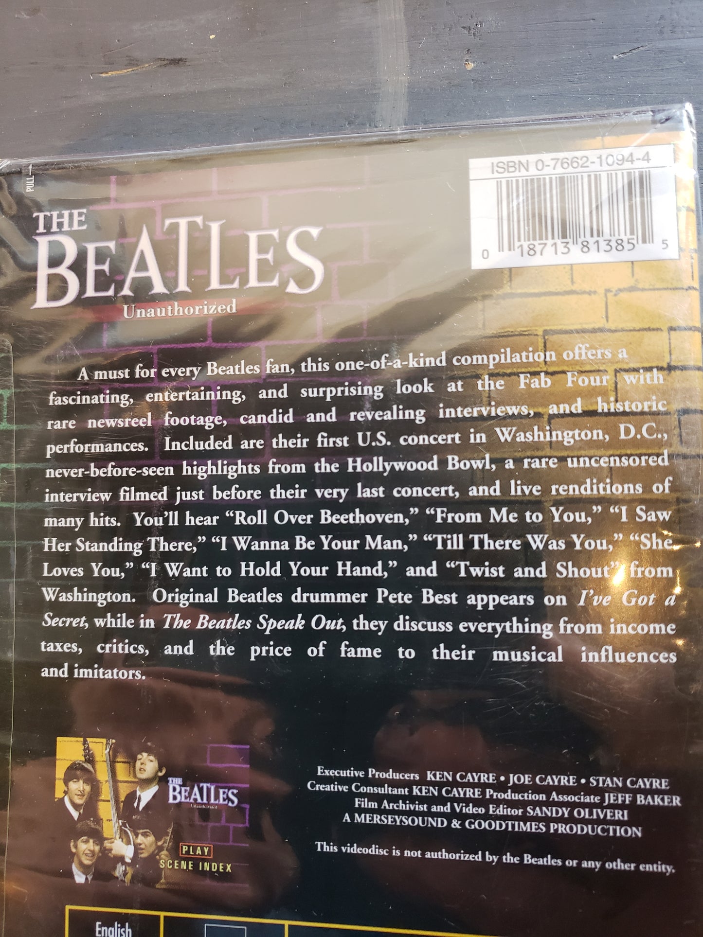 The Beatles unauthorized DVD