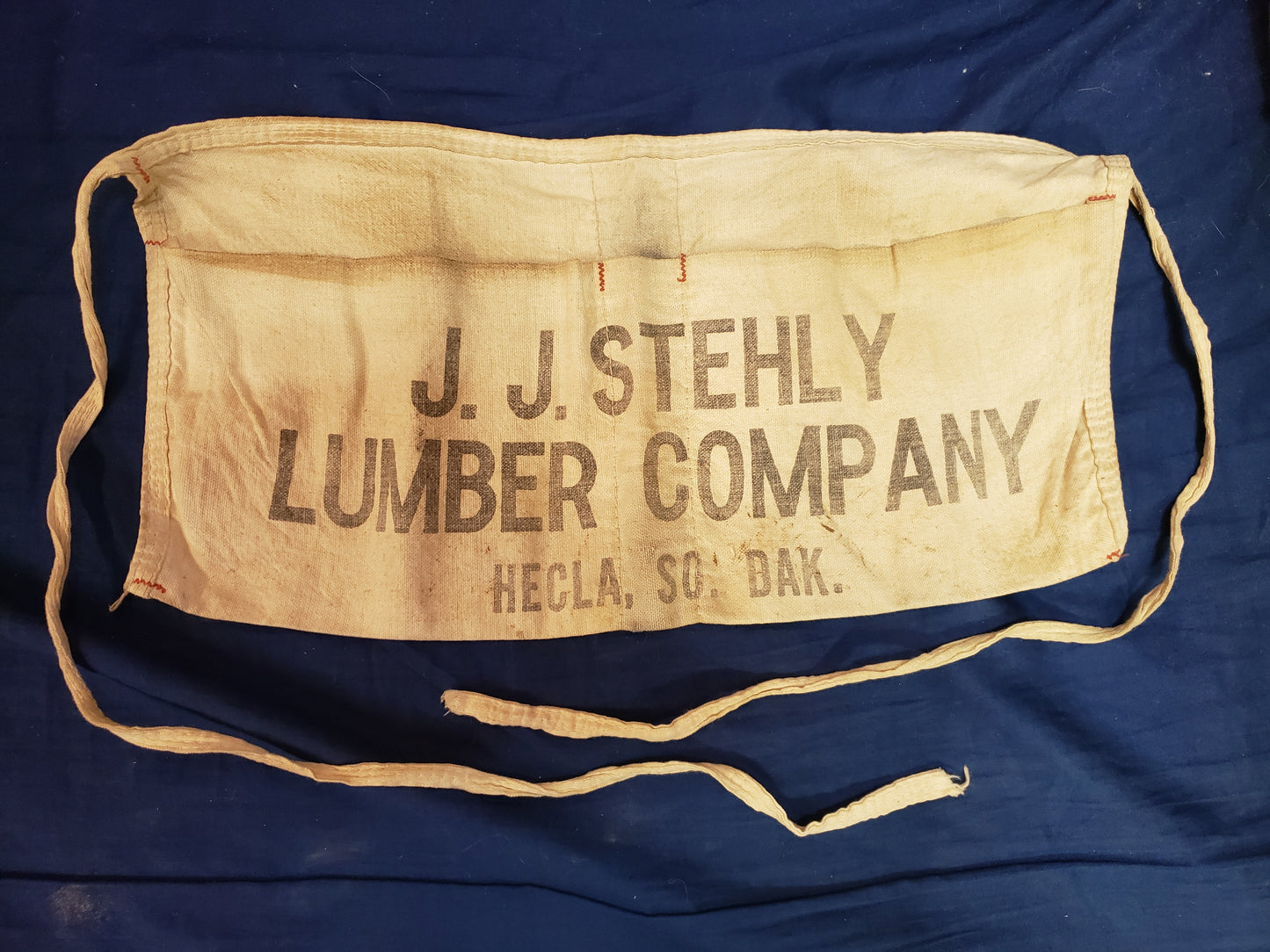 J.J. Stehly Lumber Company tool apron
