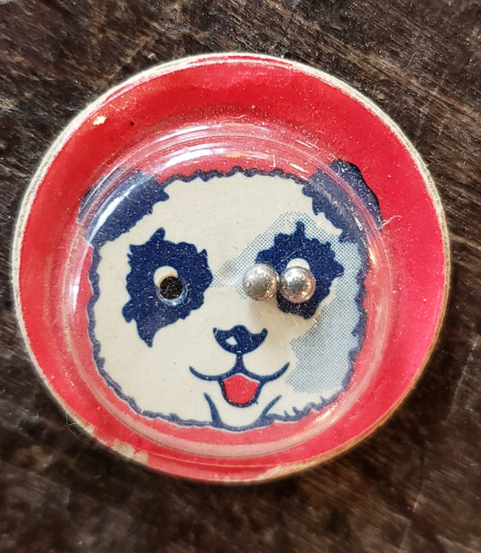 1955 Cracker Jack Prize Panda Bear Palm Game