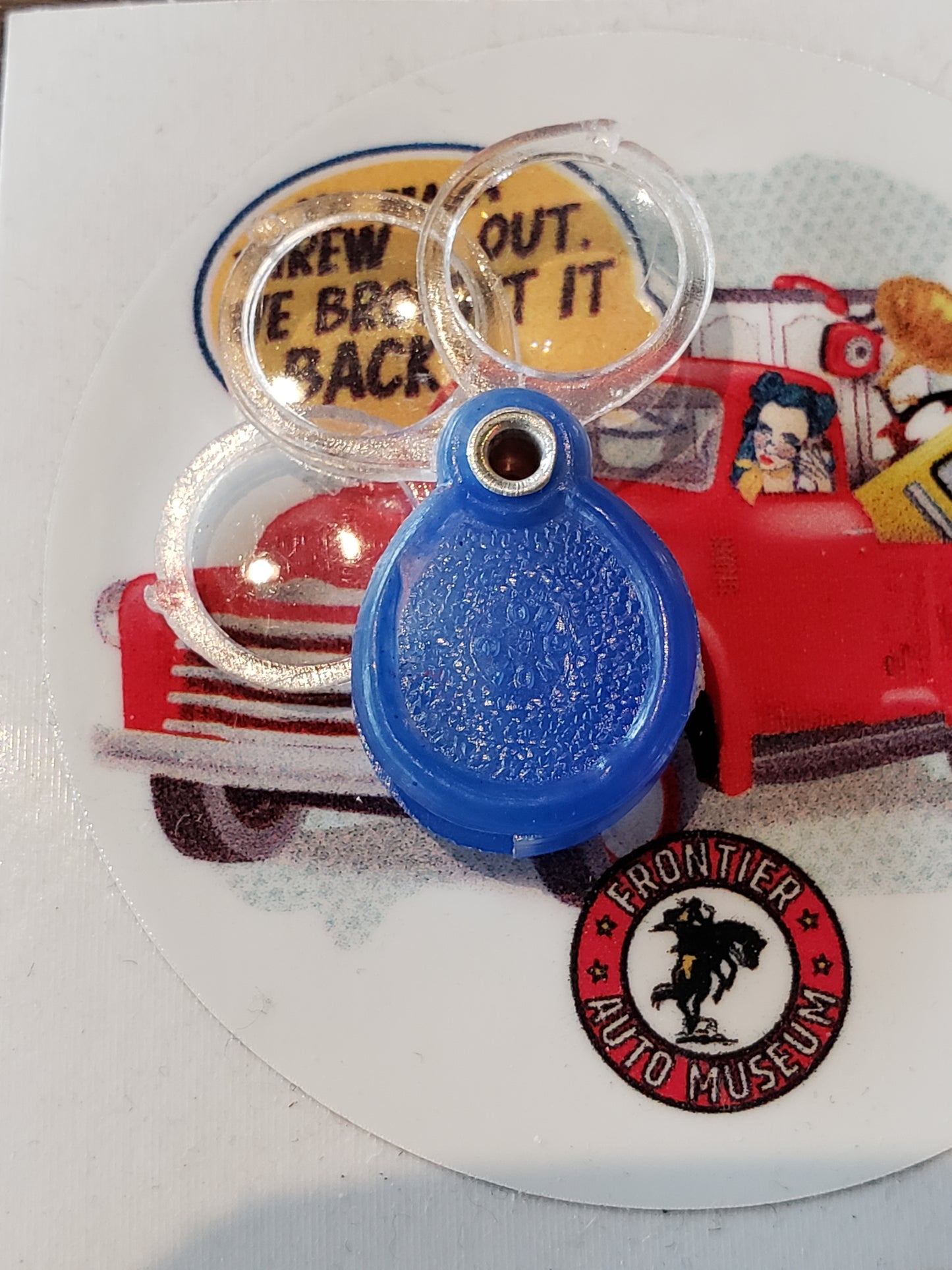 Cracker jack toy magnifier