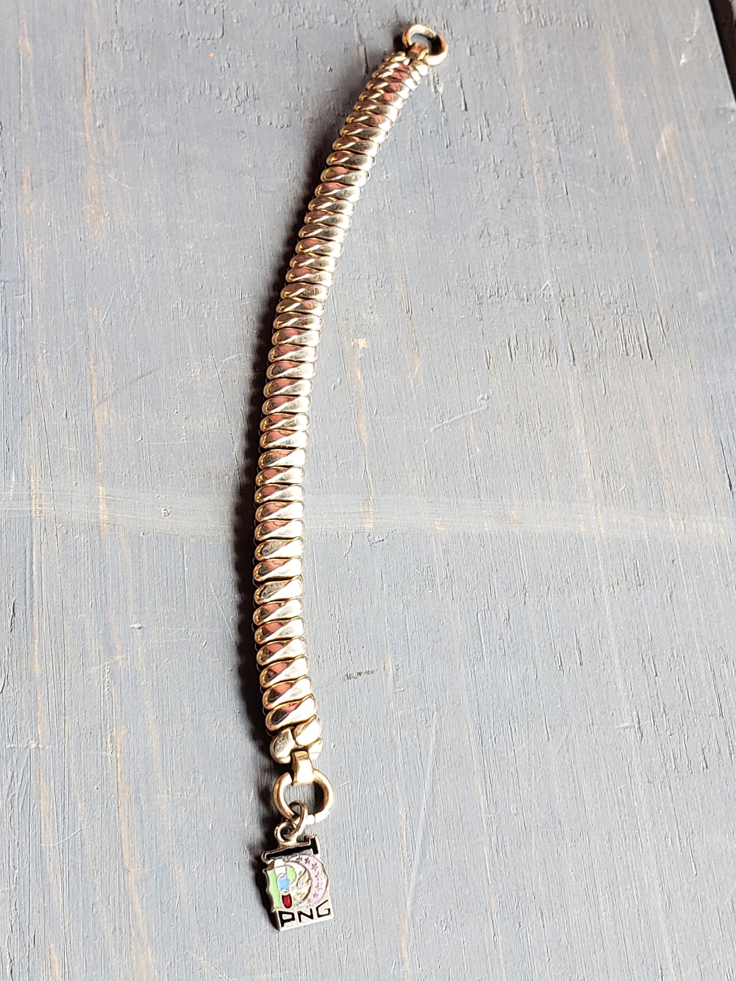 Oddfellows PNG watchband with charm