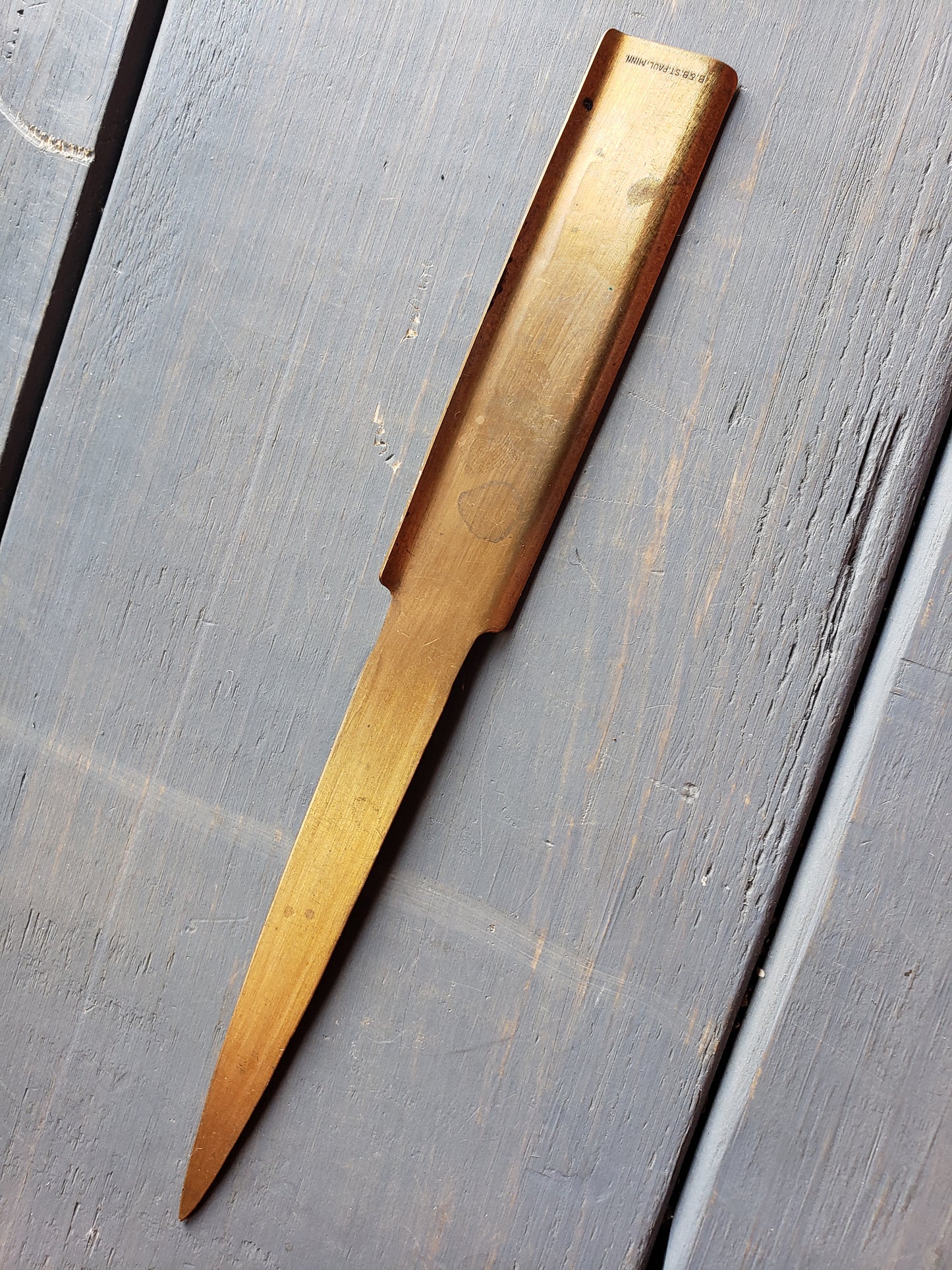 Timpte Bros. metal ad letter opener VINTAGE