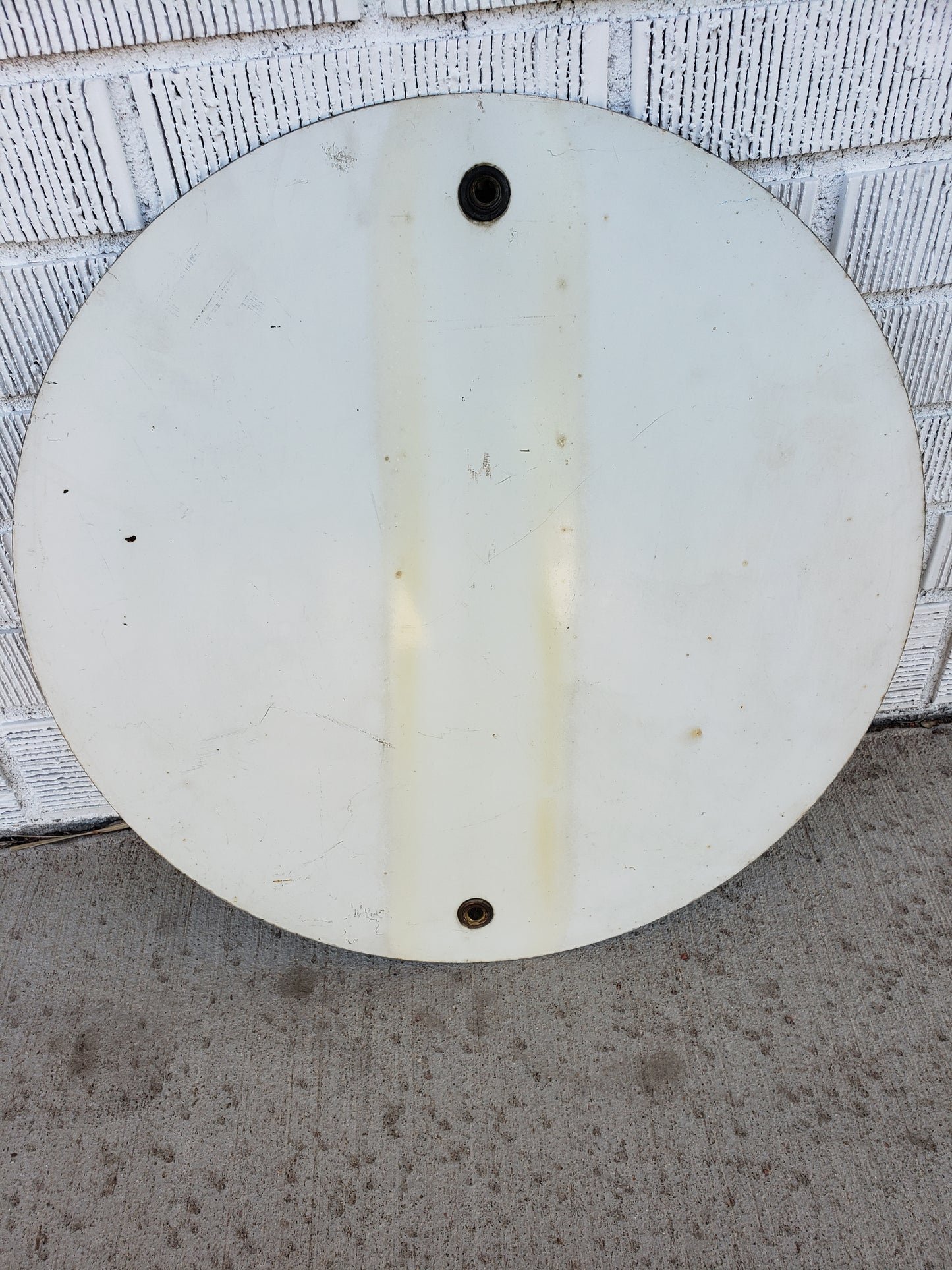 Vintage Lions Club porcelain sign