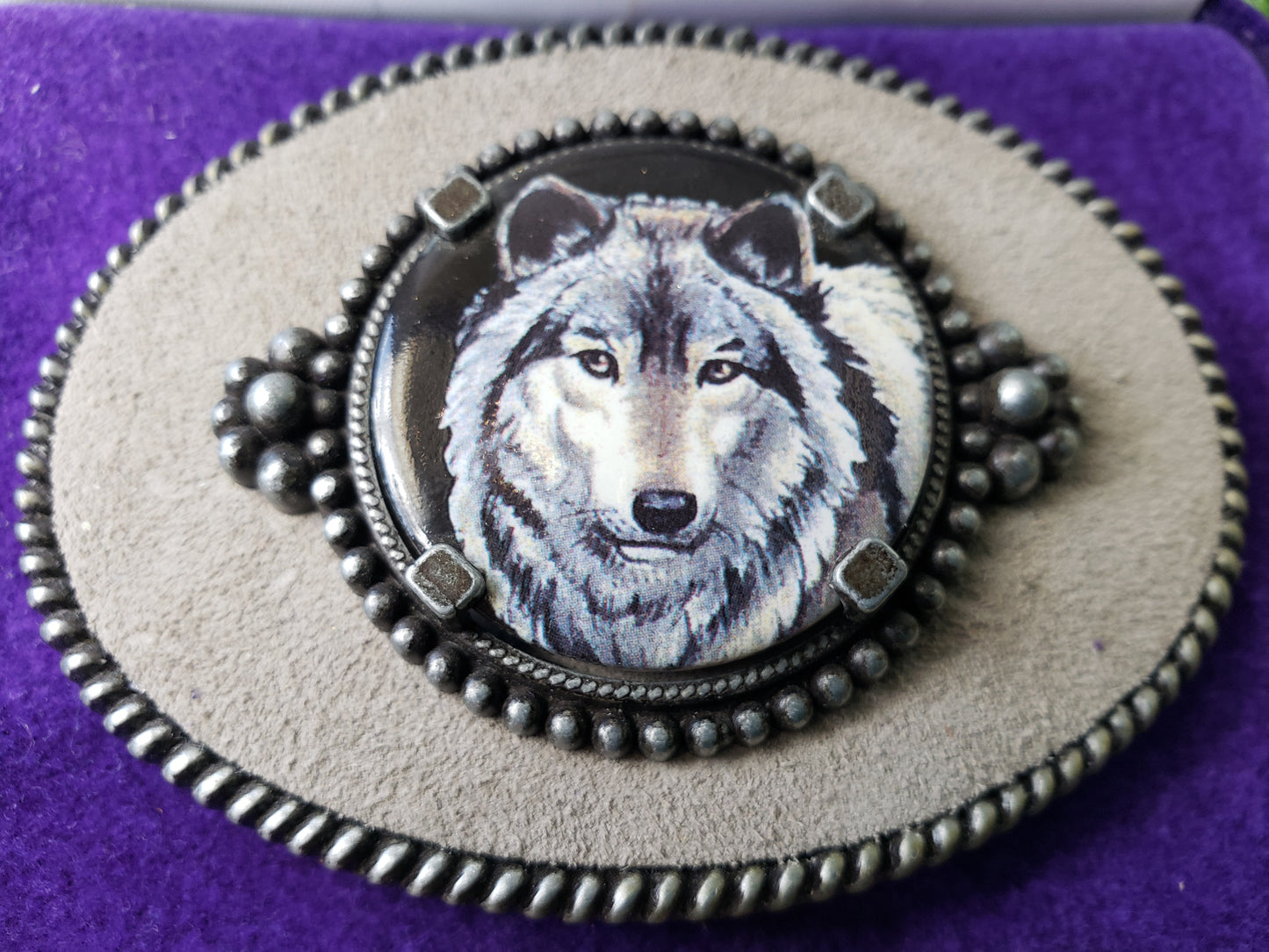 Artistic Impressions Wolf Belt Buckle
