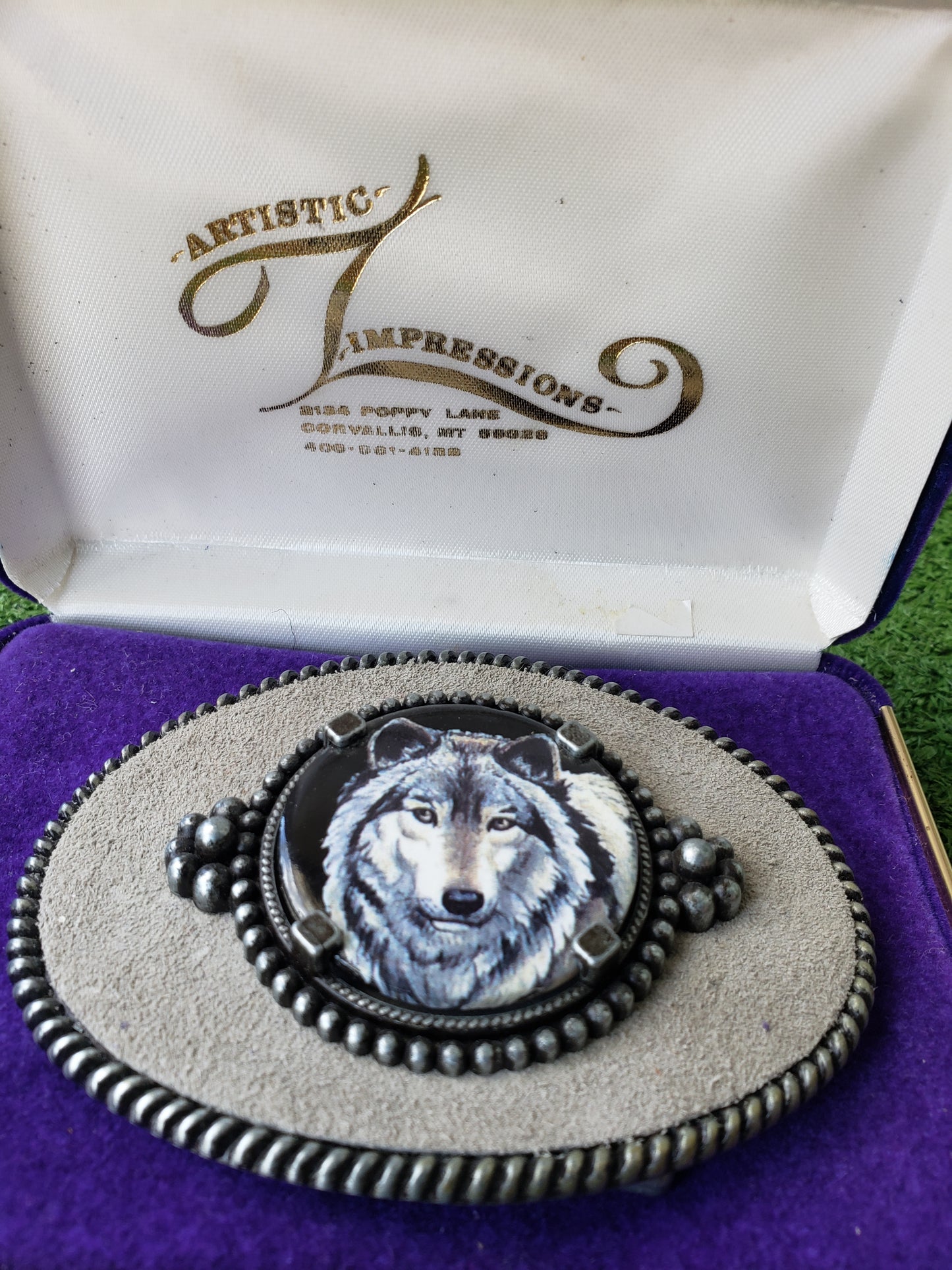 Artistic Impressions Wolf Belt Buckle