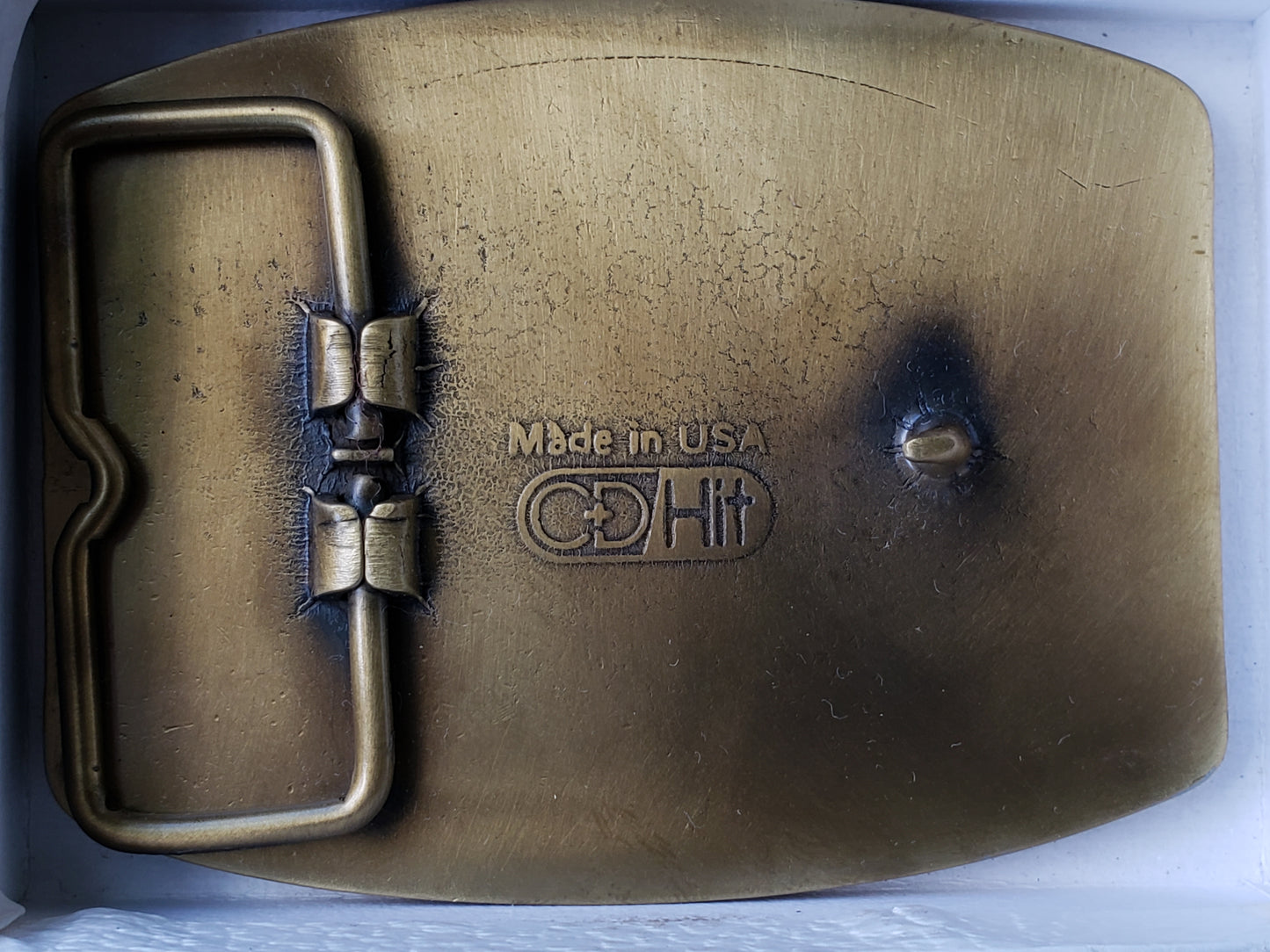 Intermountain IRECO Company brass belt buckle
